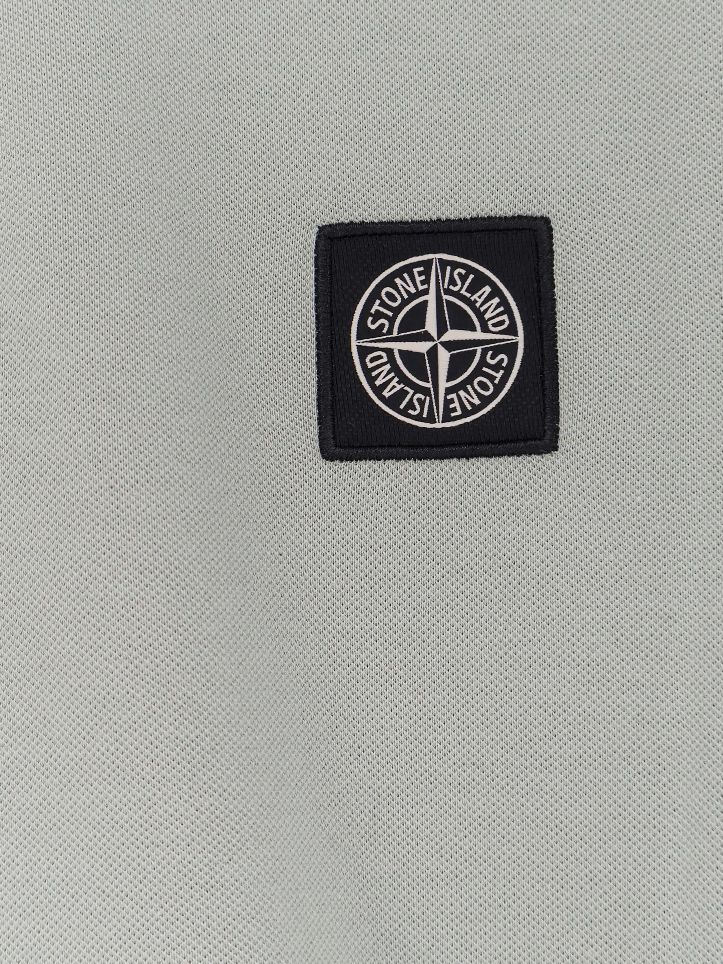 logo-patch polo shirt