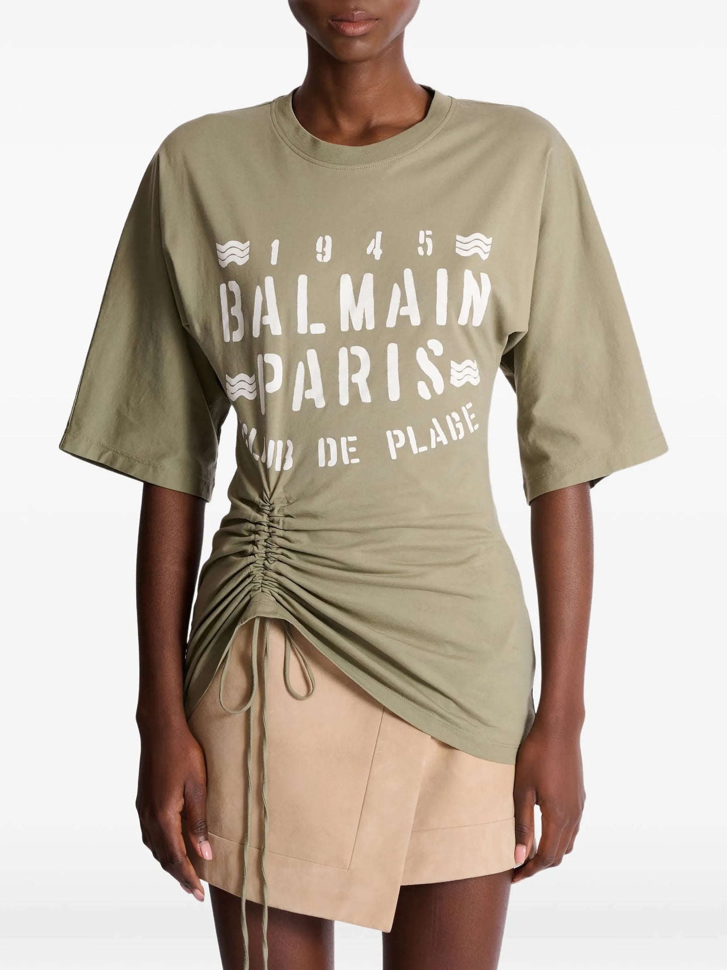 drawstring-detail T-shirt