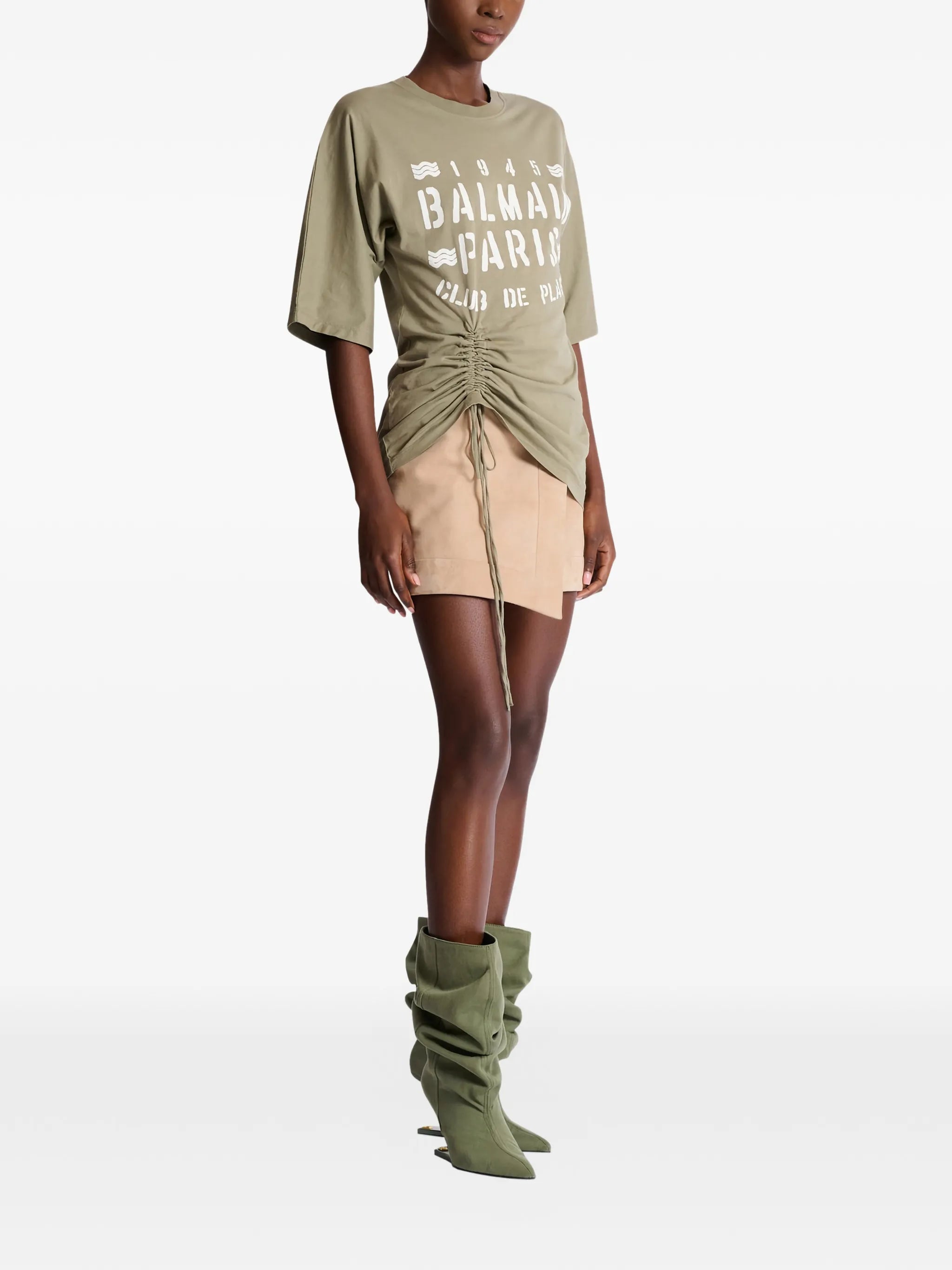 drawstring-detail T-shirt