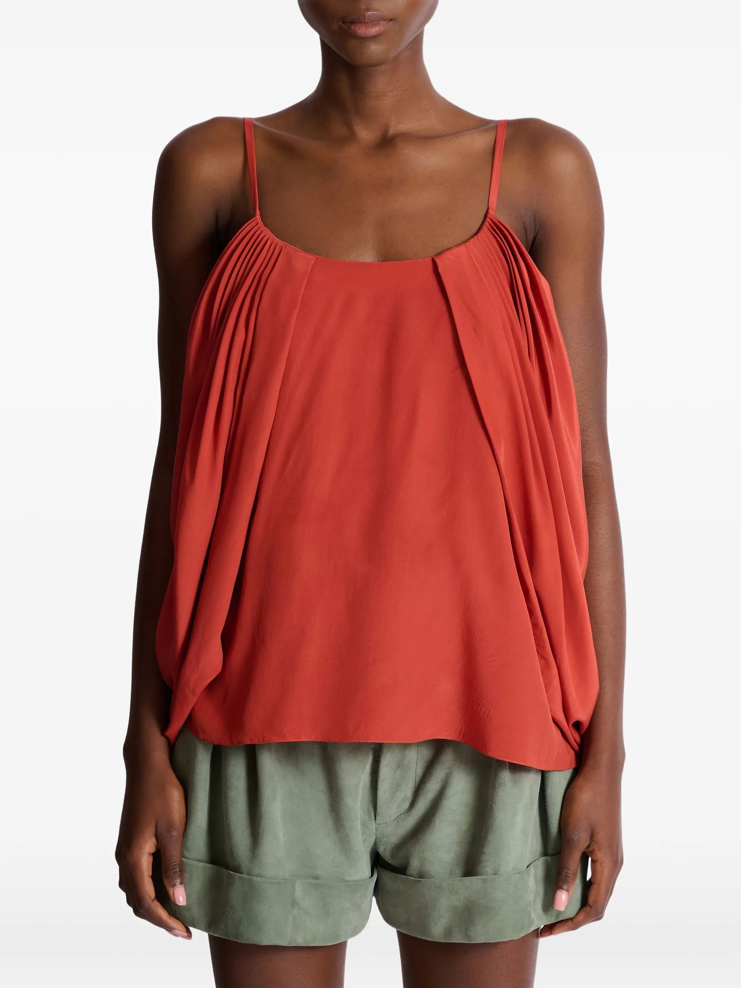 draped blouse