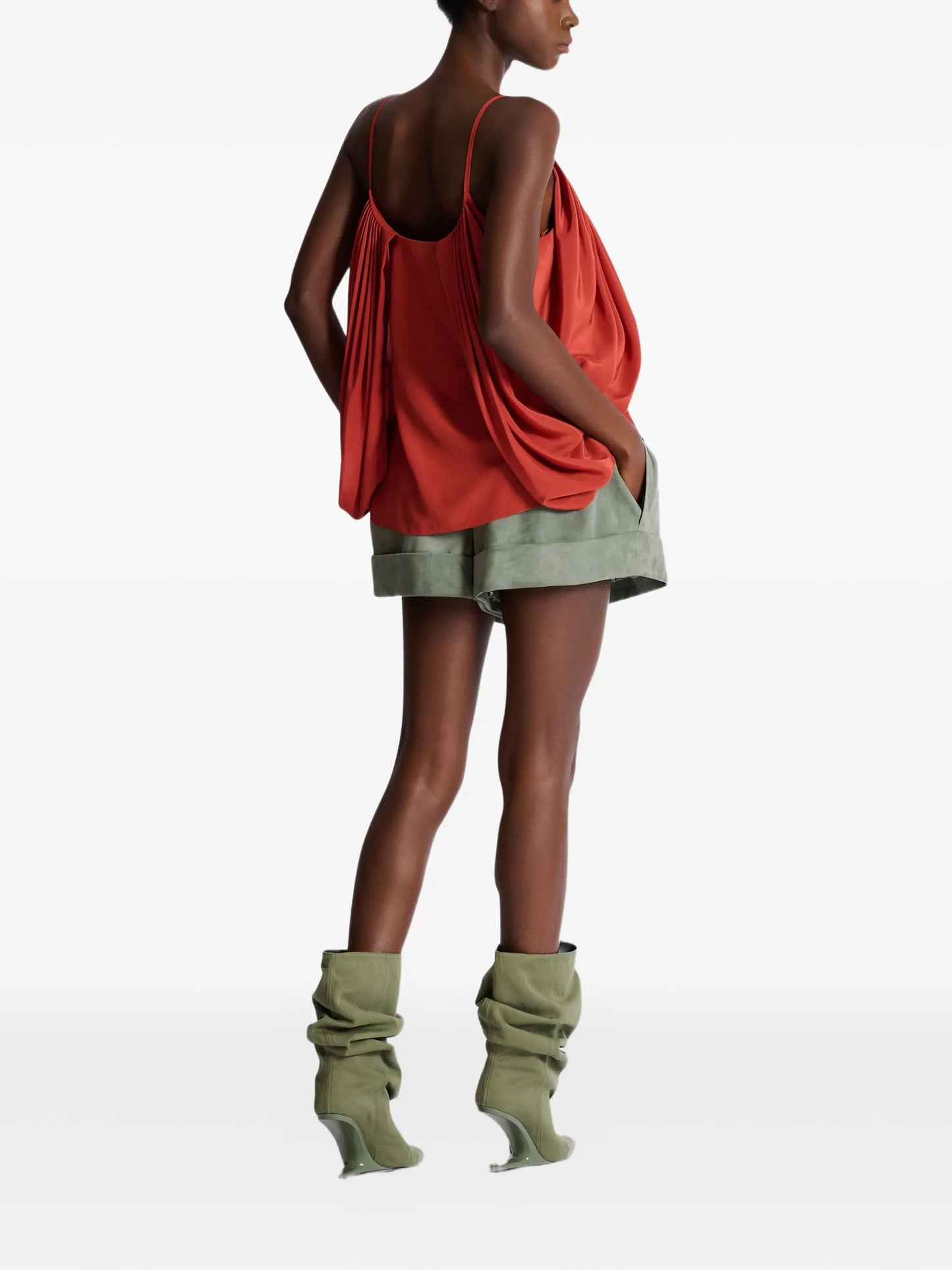 draped blouse
