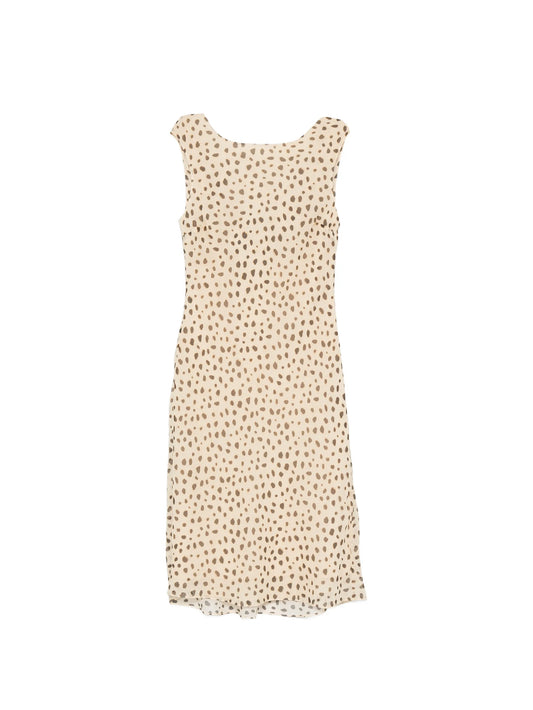 Leo cheetah-print midi dress