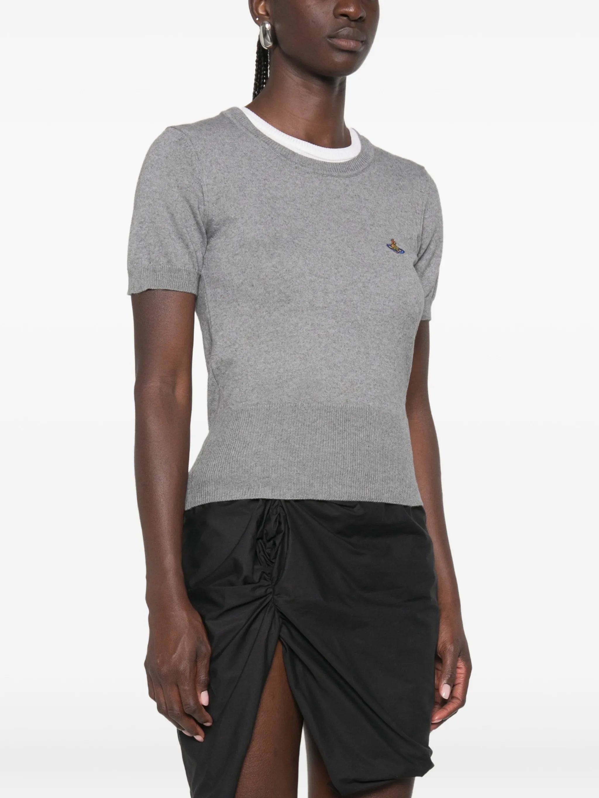 Bea Orb-embroidered top