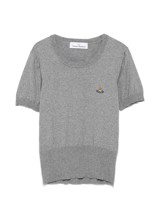 Bea Orb-embroidered top