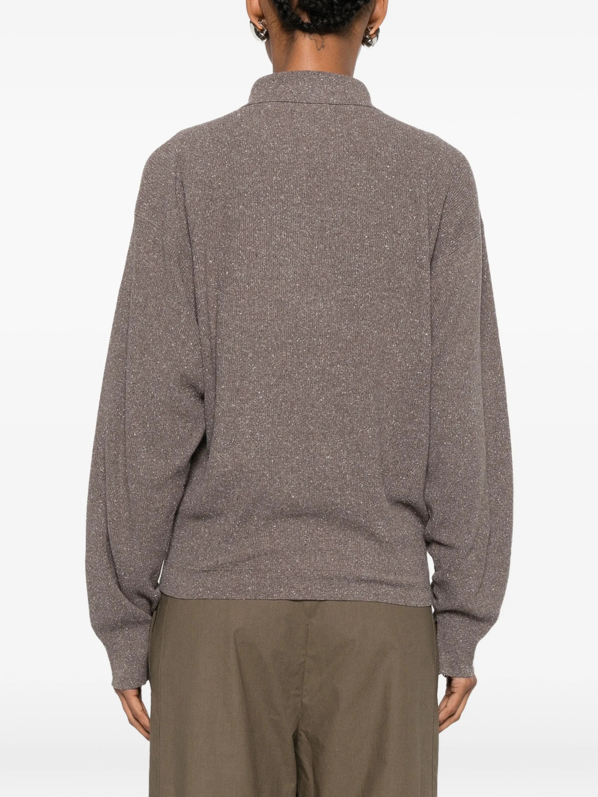 Helga long-sleeve polo top