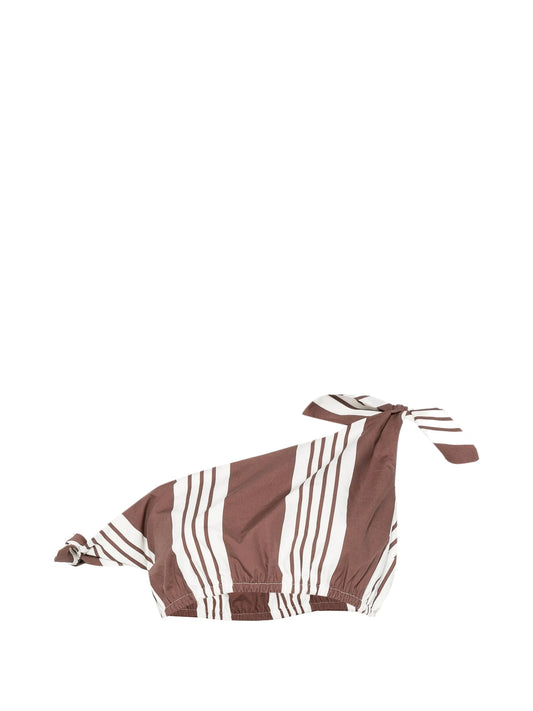 Rosie striped-print top