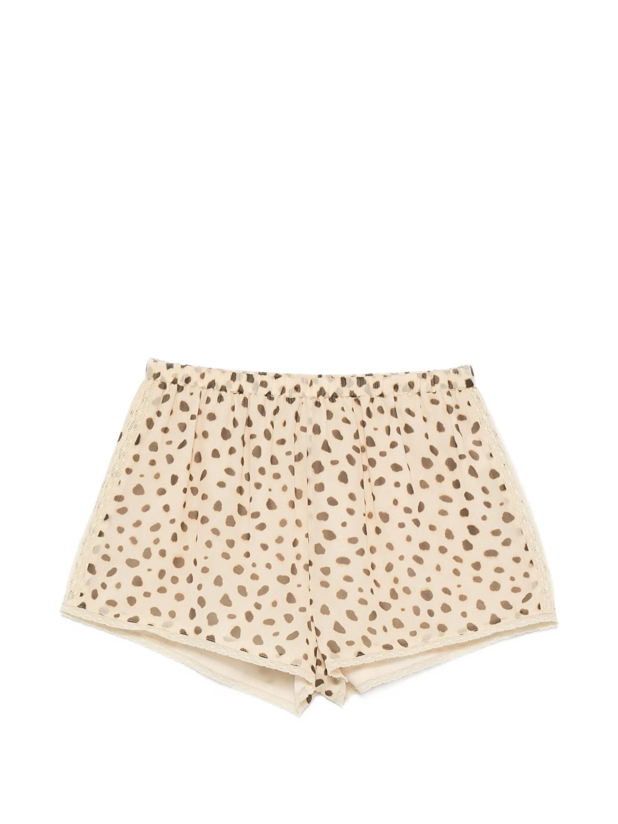 Priscilla cheetah-print shorts