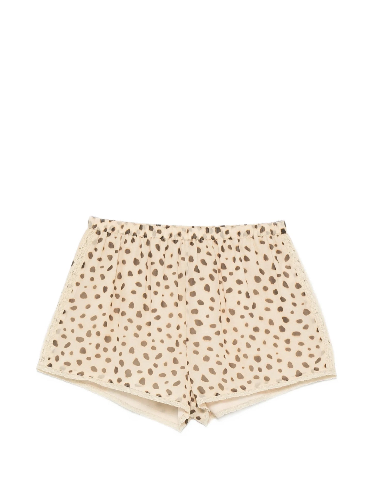 Priscilla cheetah-print shorts
