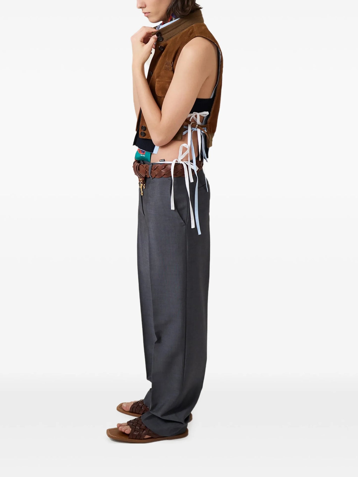 concealed-fastening trousers