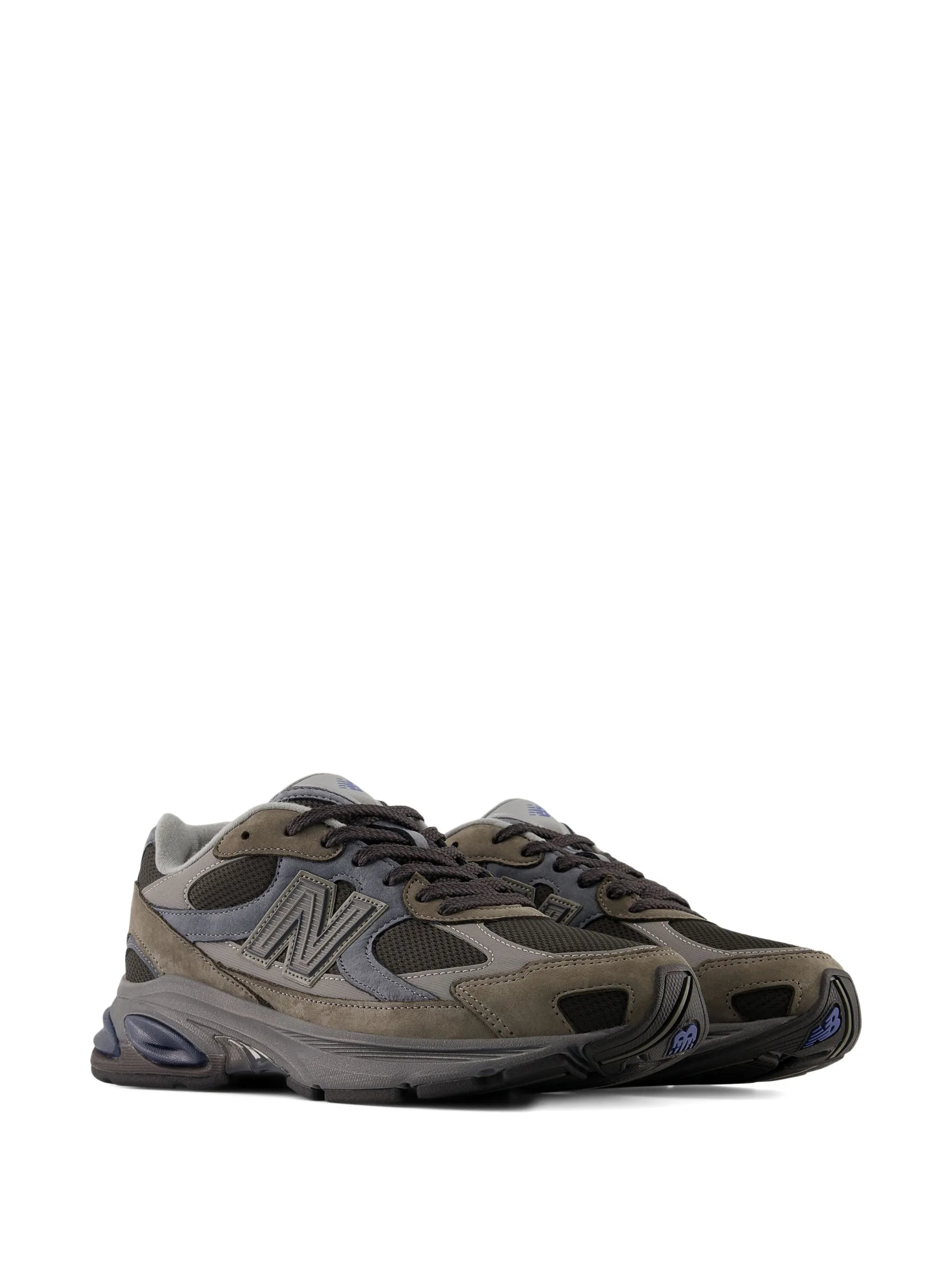 2010 suede-panel sneakers