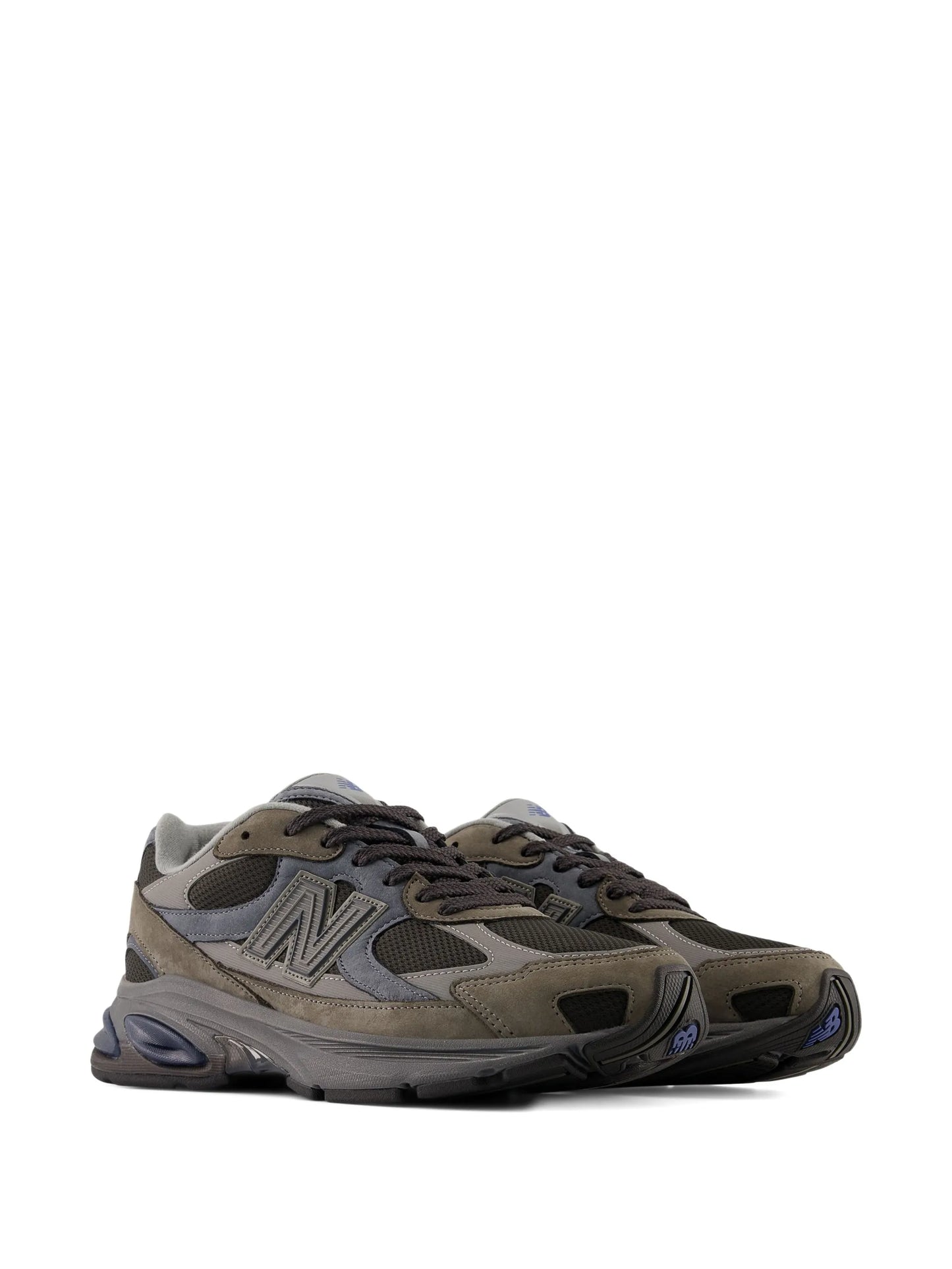 2010 suede-panel sneakers