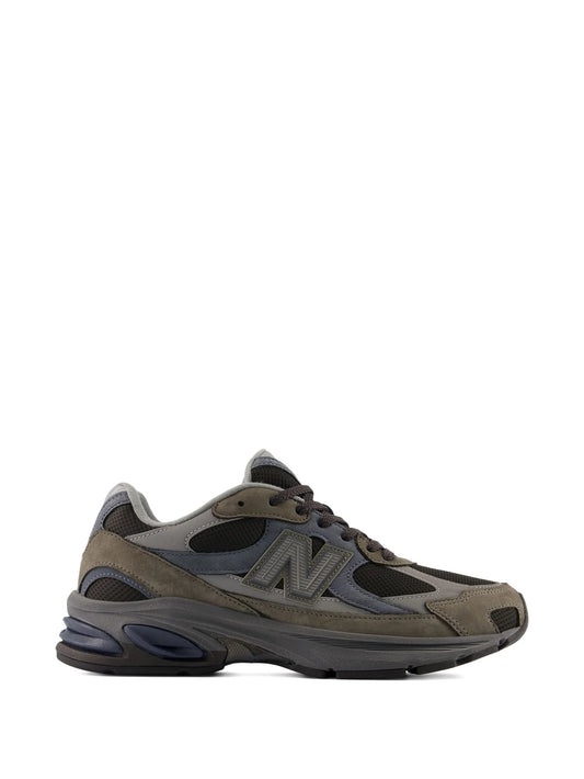 2010 suede-panel sneakers
