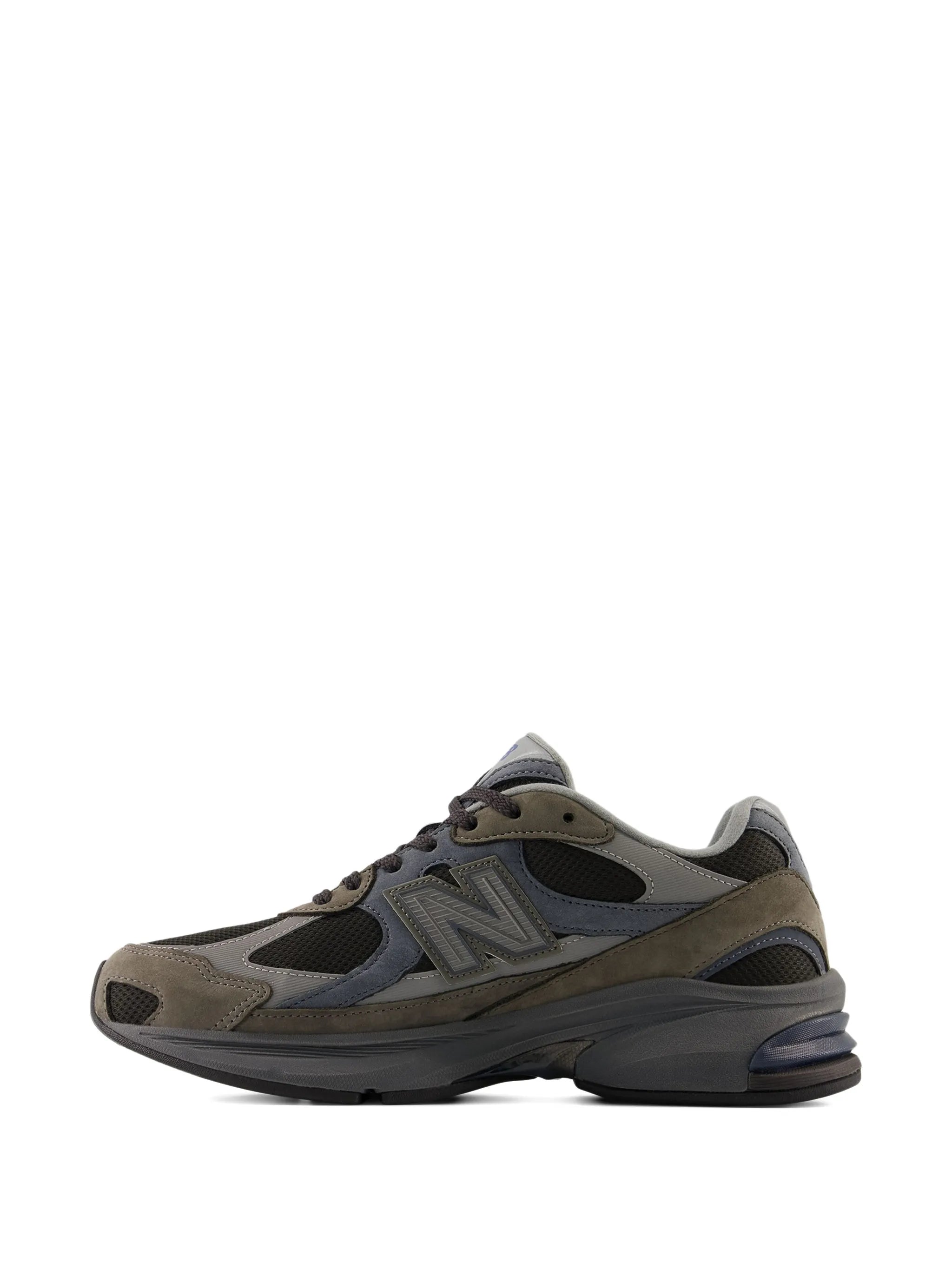 2010 suede-panel sneakers
