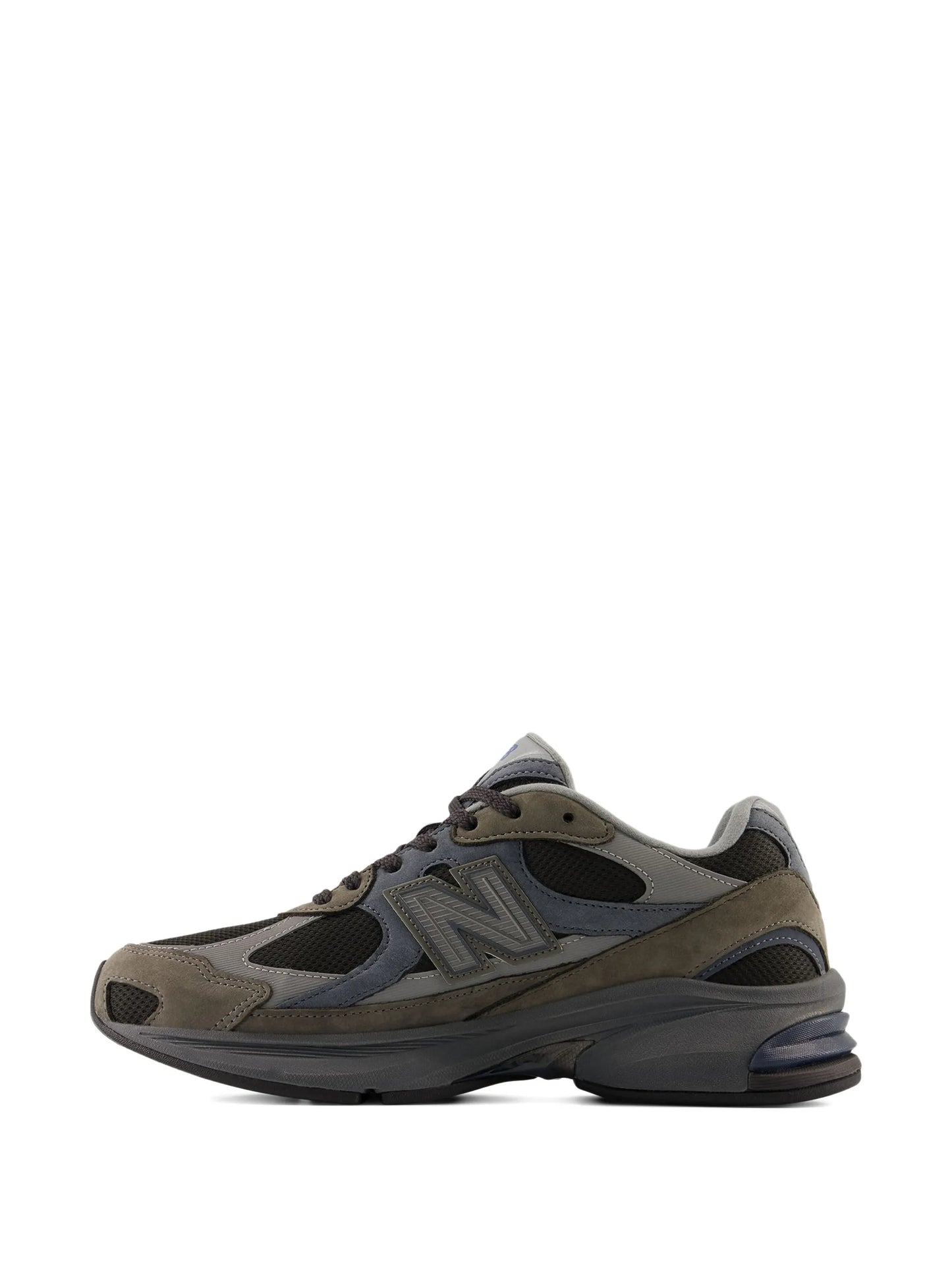 2010 suede-panel sneakers