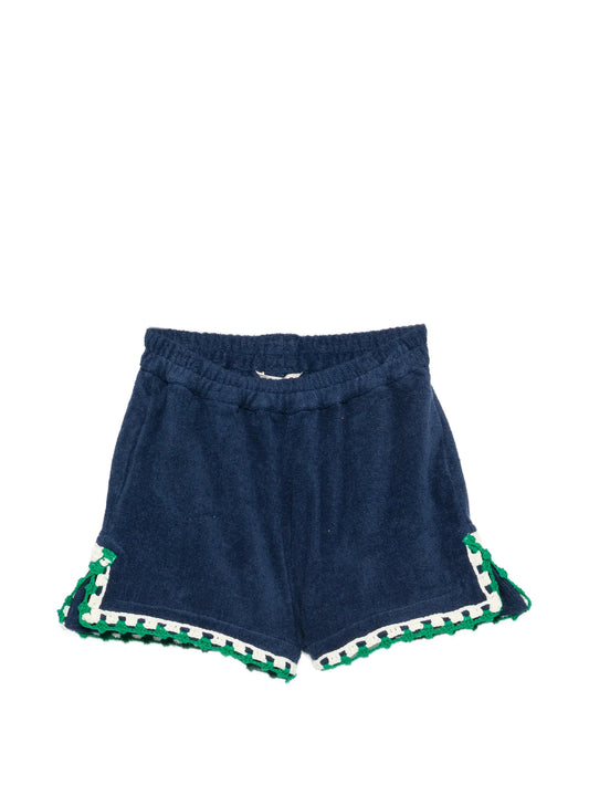 Estate crochet-trim shorts