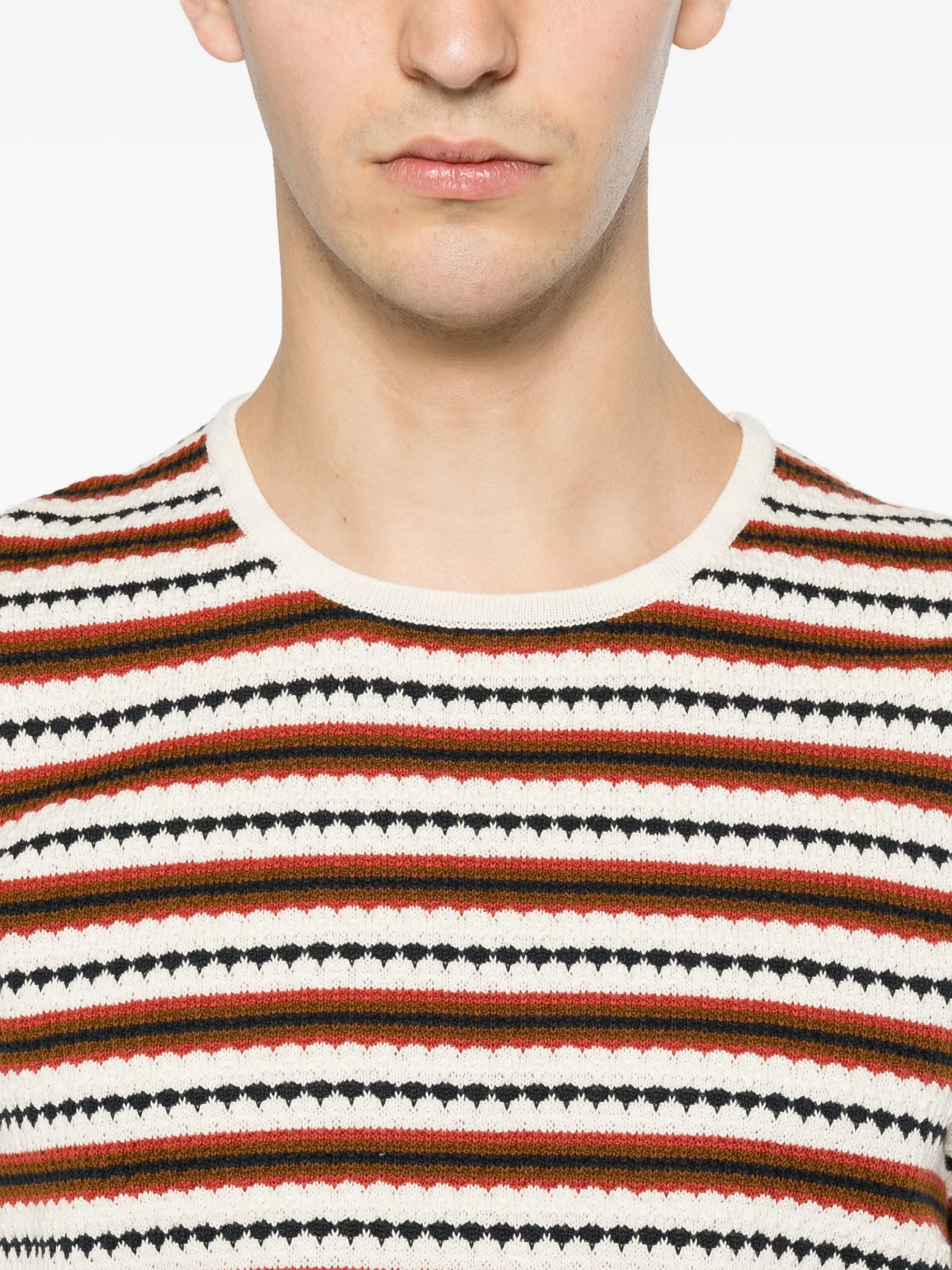 Bari 6686 striped T-shirt