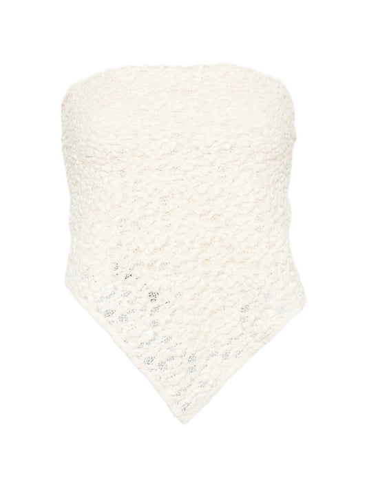lace-construction top