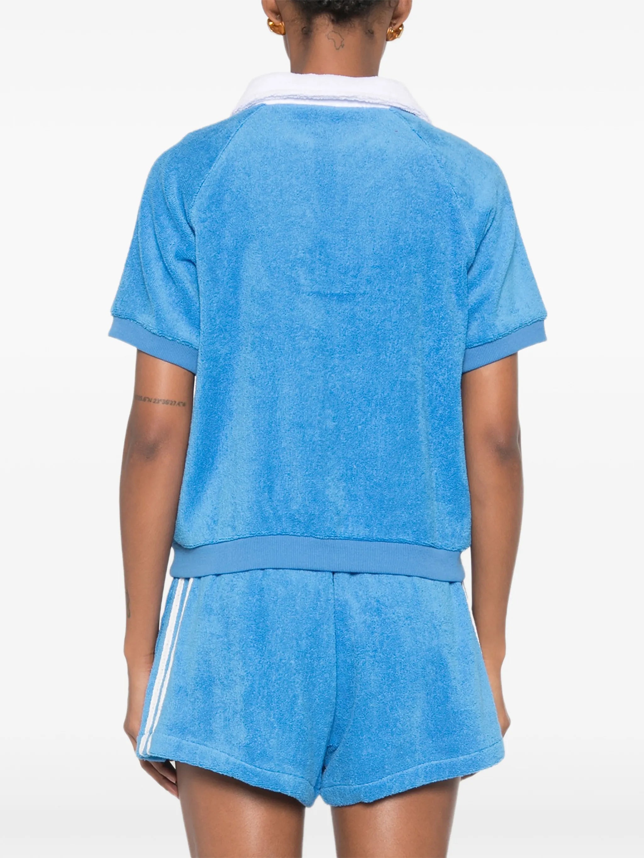 polo-collar T-shirt