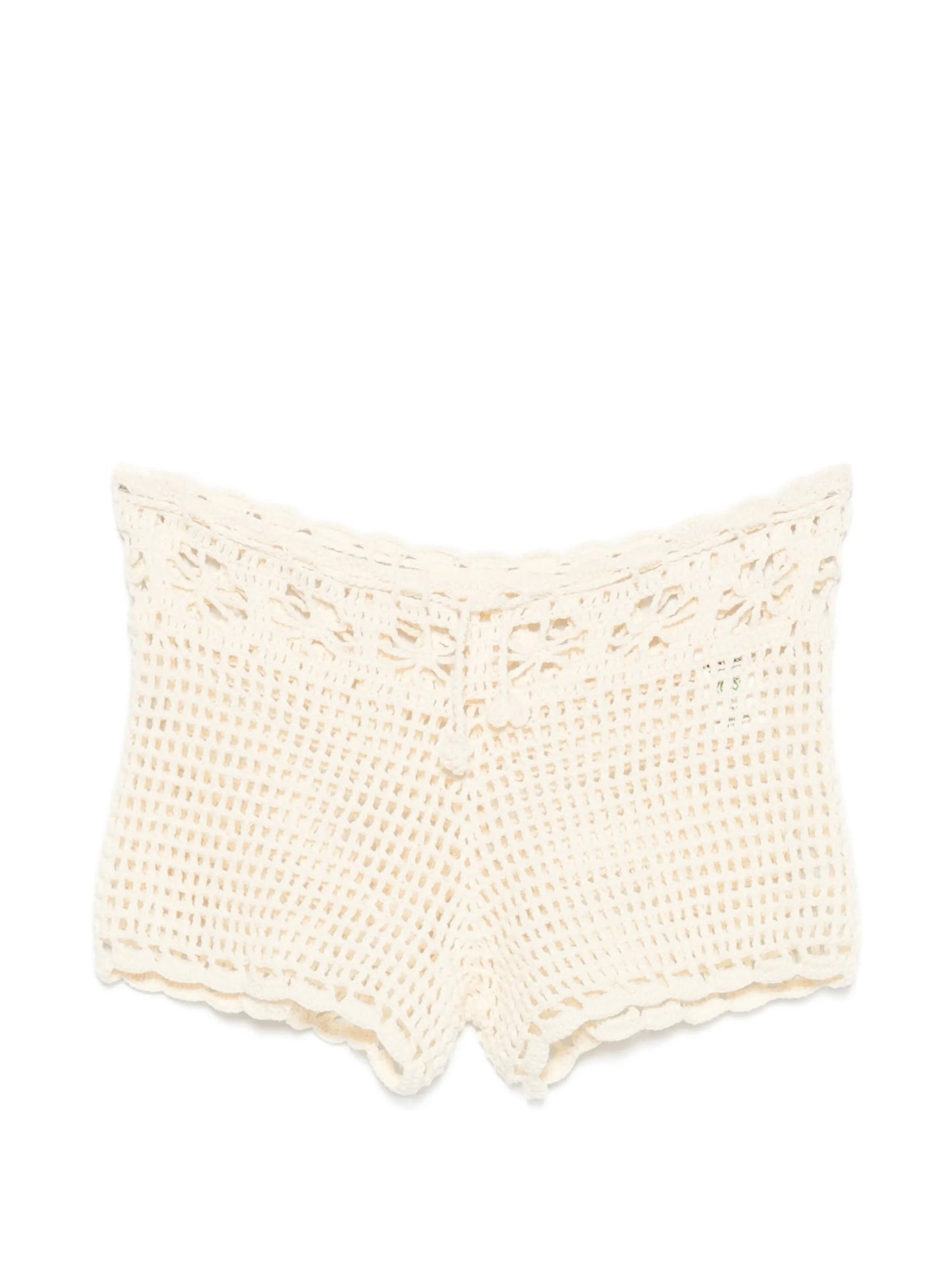 Lido crochet-knit shorts