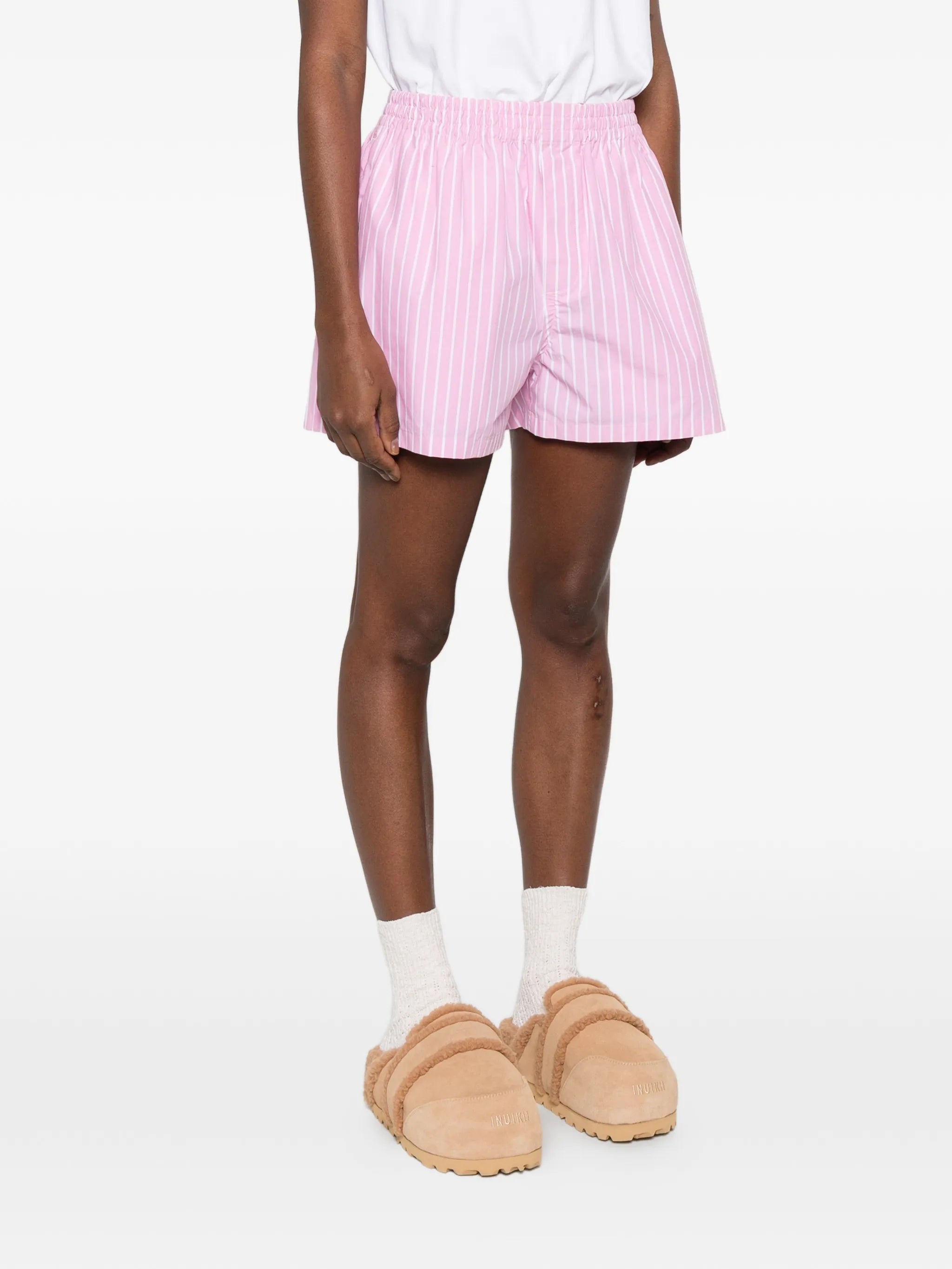 striped shorts