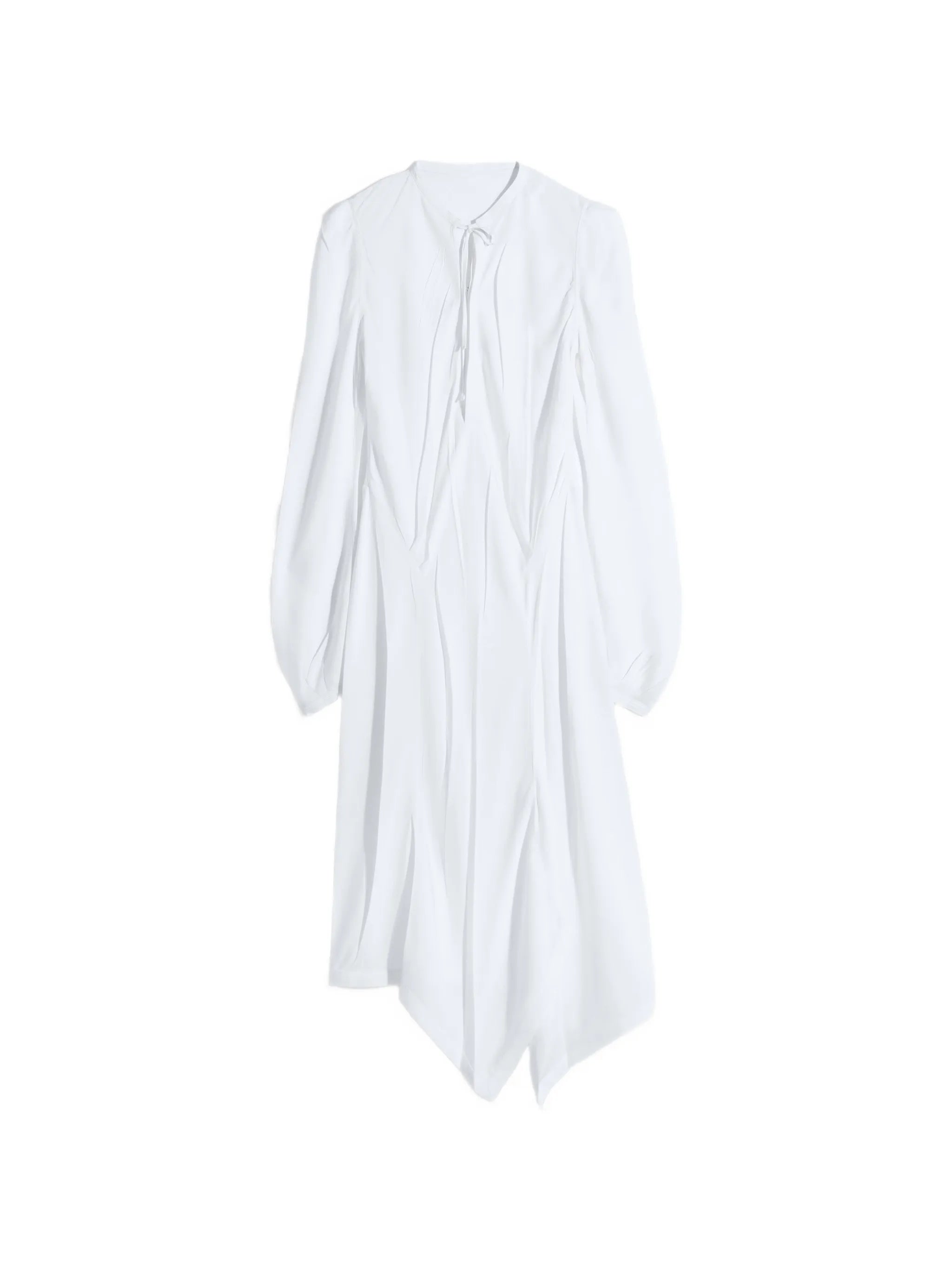 pleated bias dress