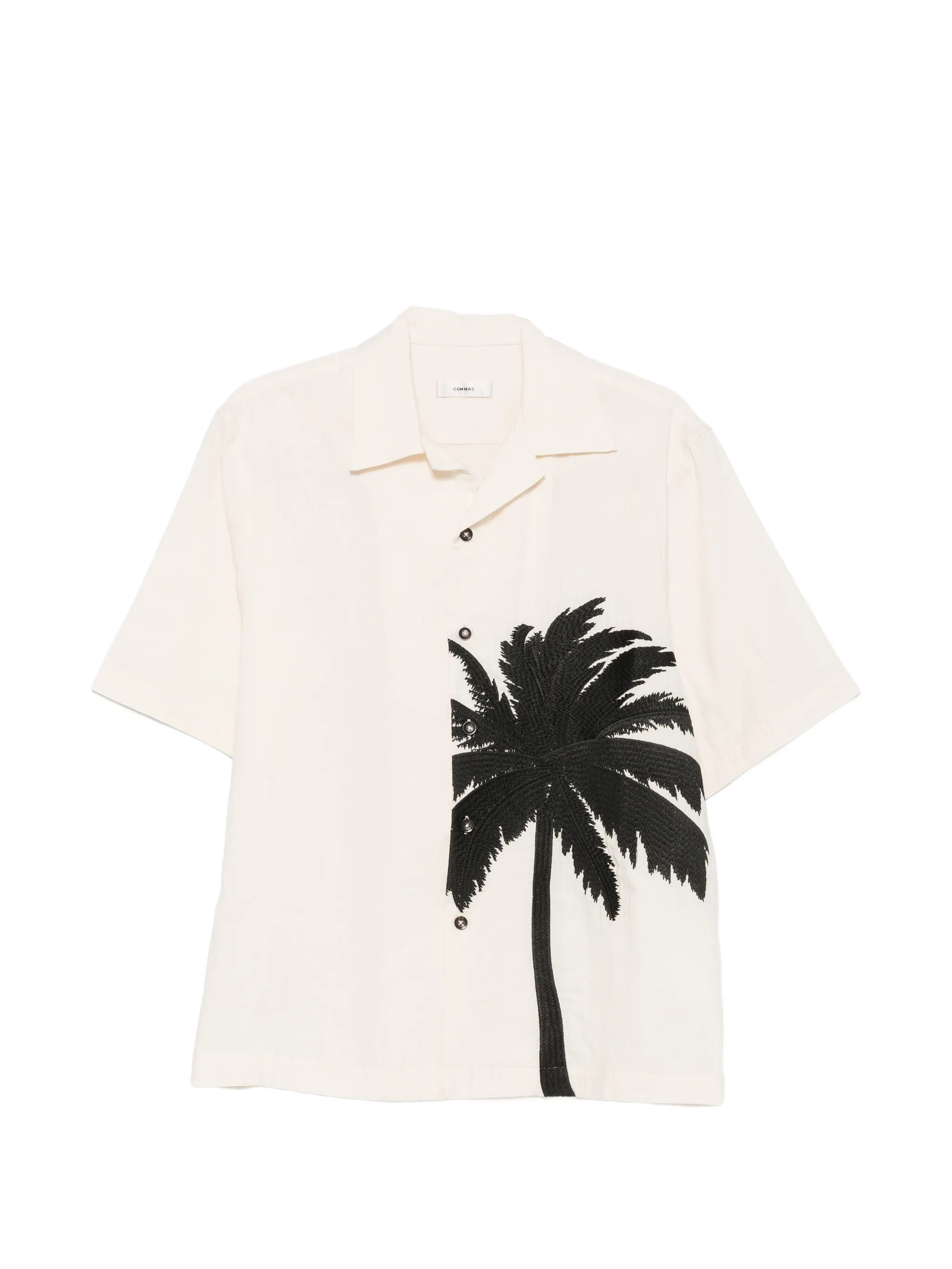 palm-embroidered shirt