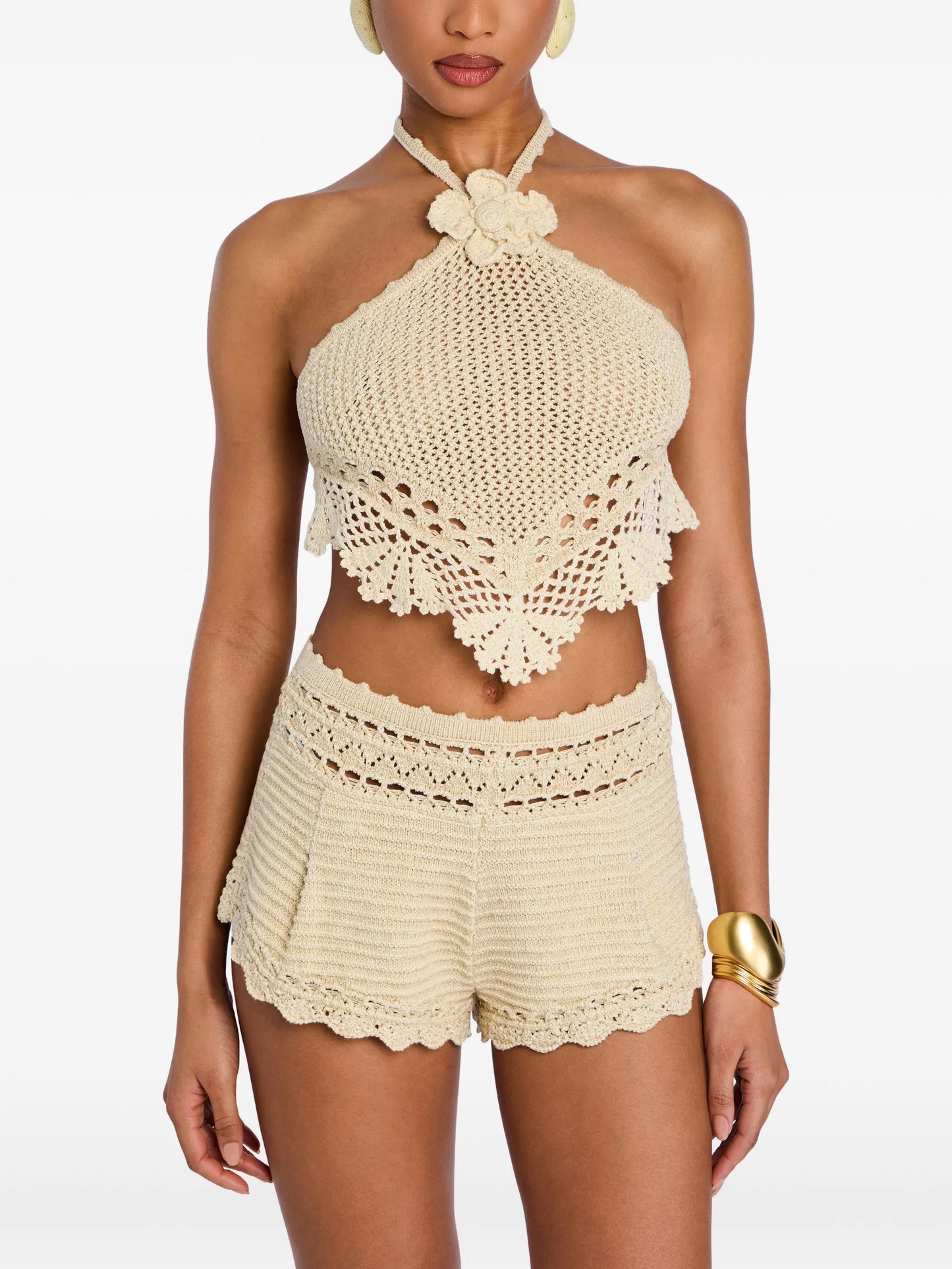 Isaure crochet top
