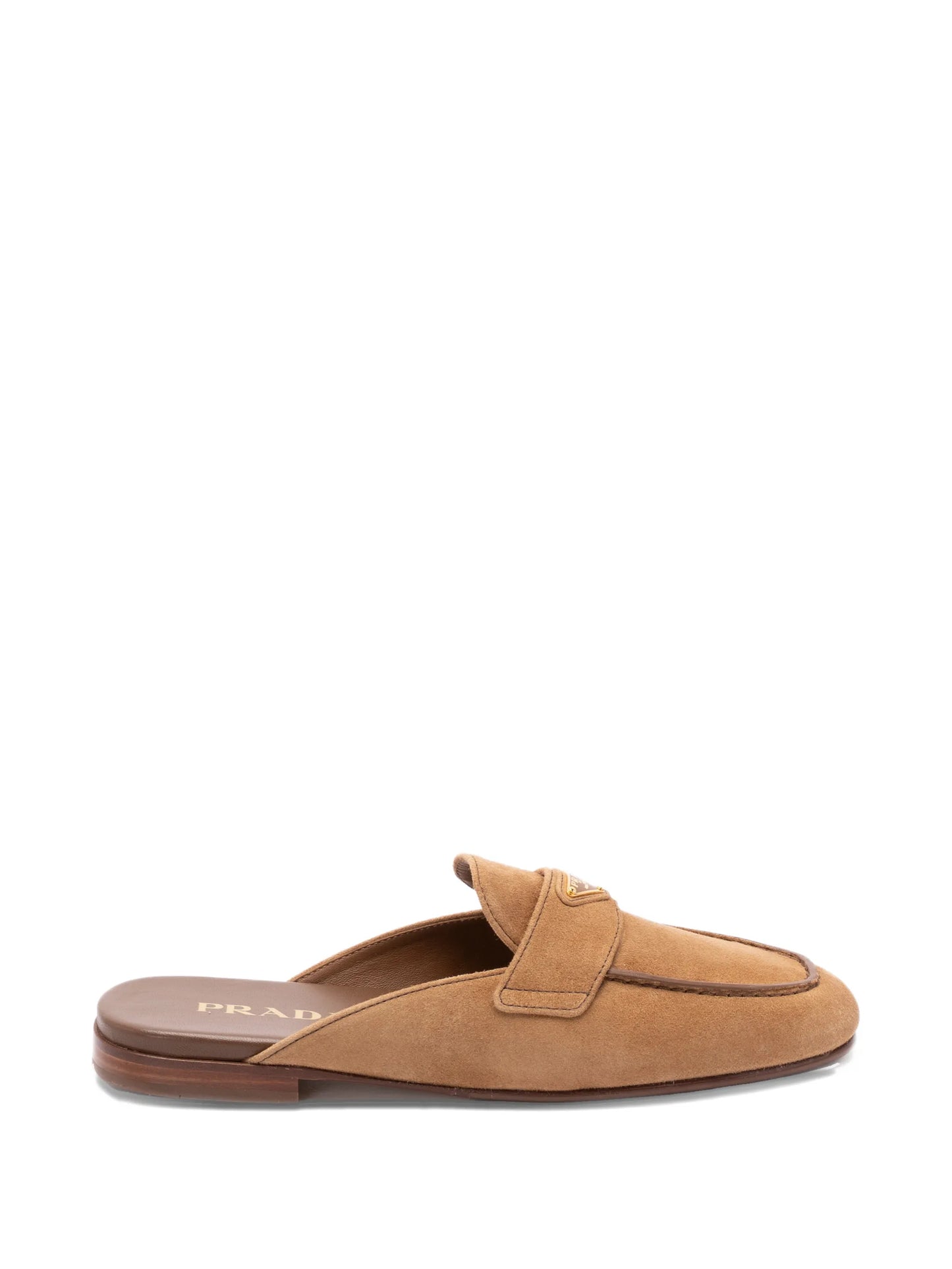 logo-plaque flat mules