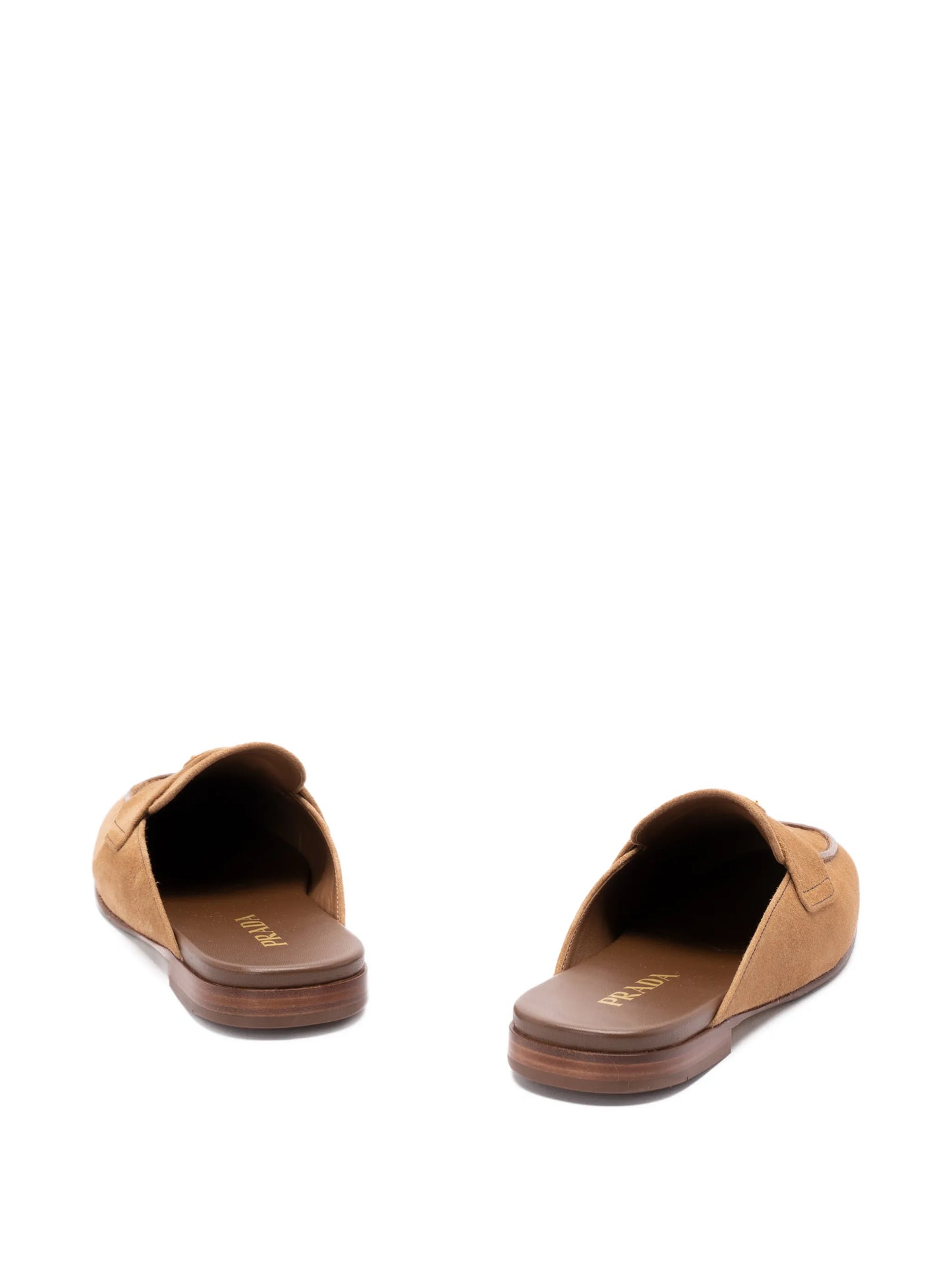 logo-plaque flat mules