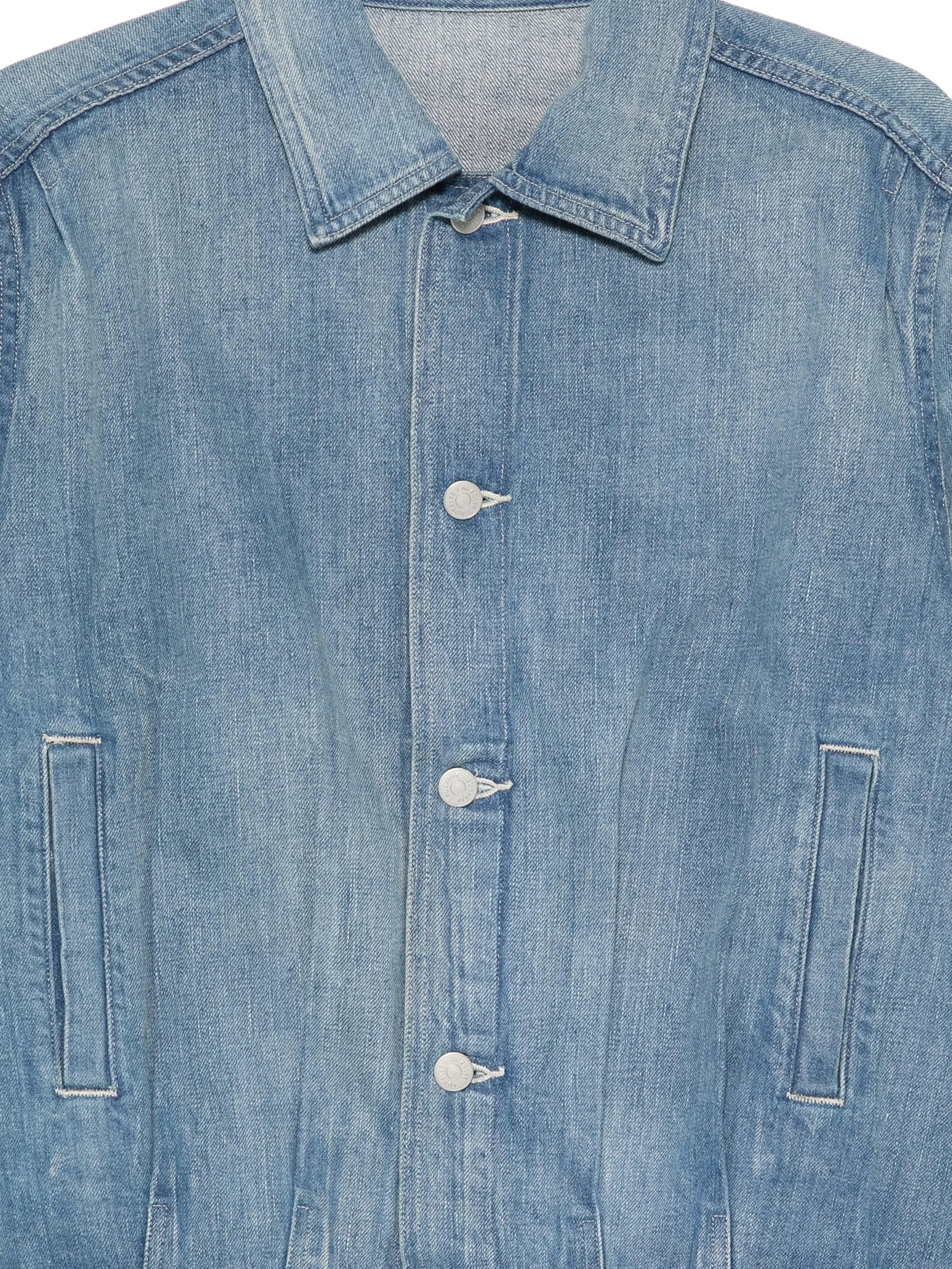 button-up denim jacket