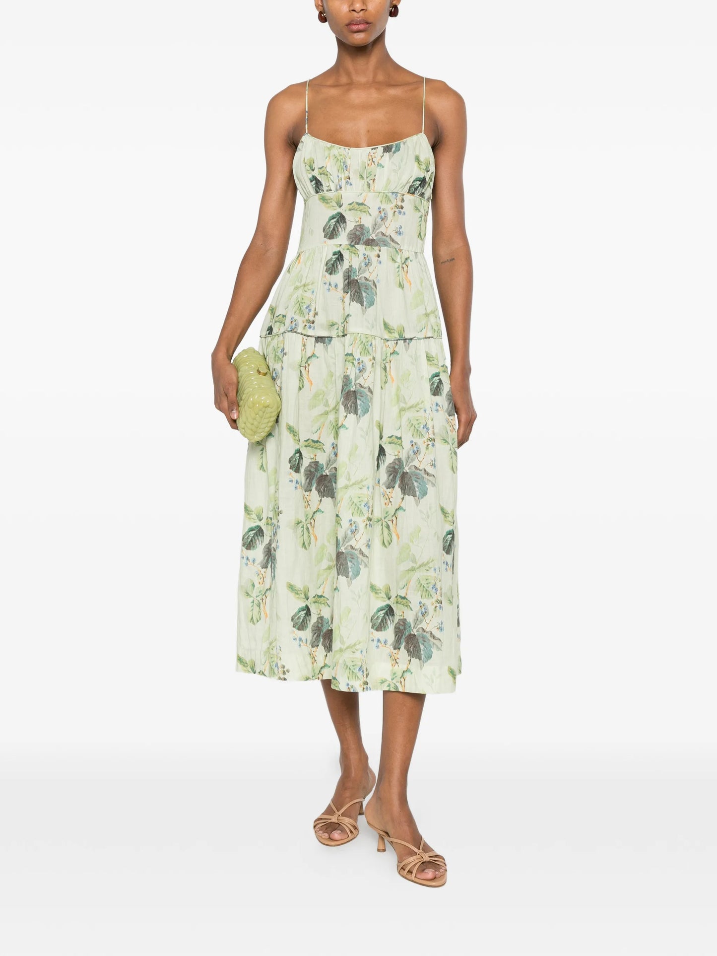 Benoit floral-print midi dress