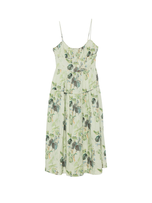 Benoit floral-print midi dress