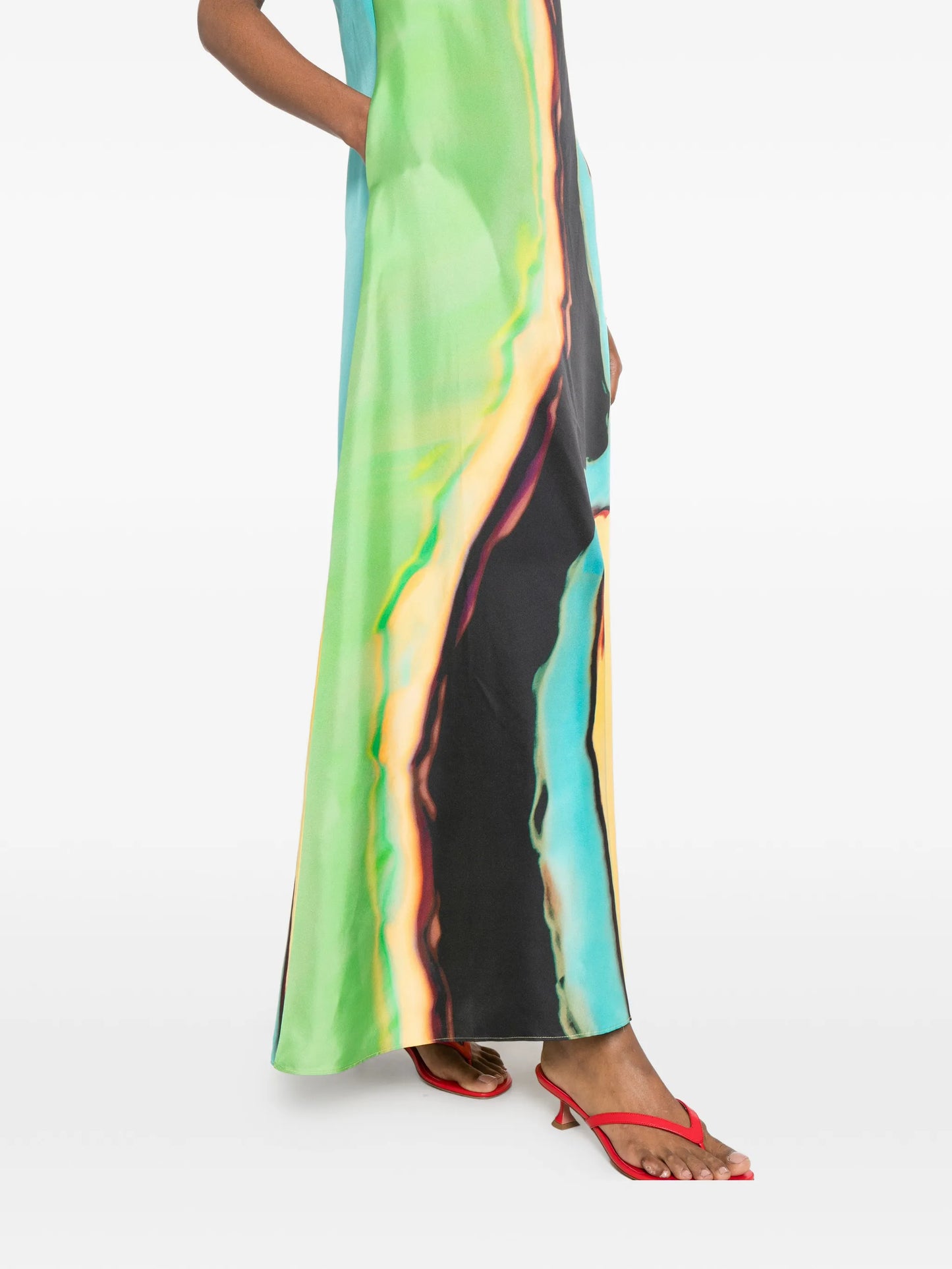 Aura strapless maxi dress