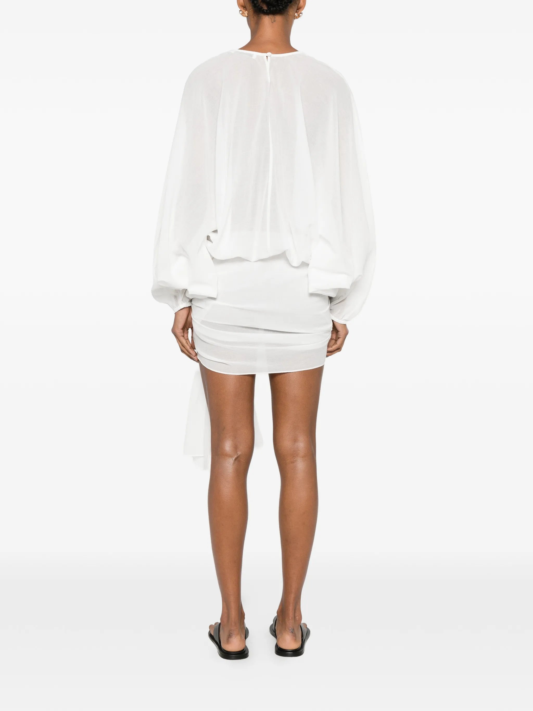 Porto tie-waist dress