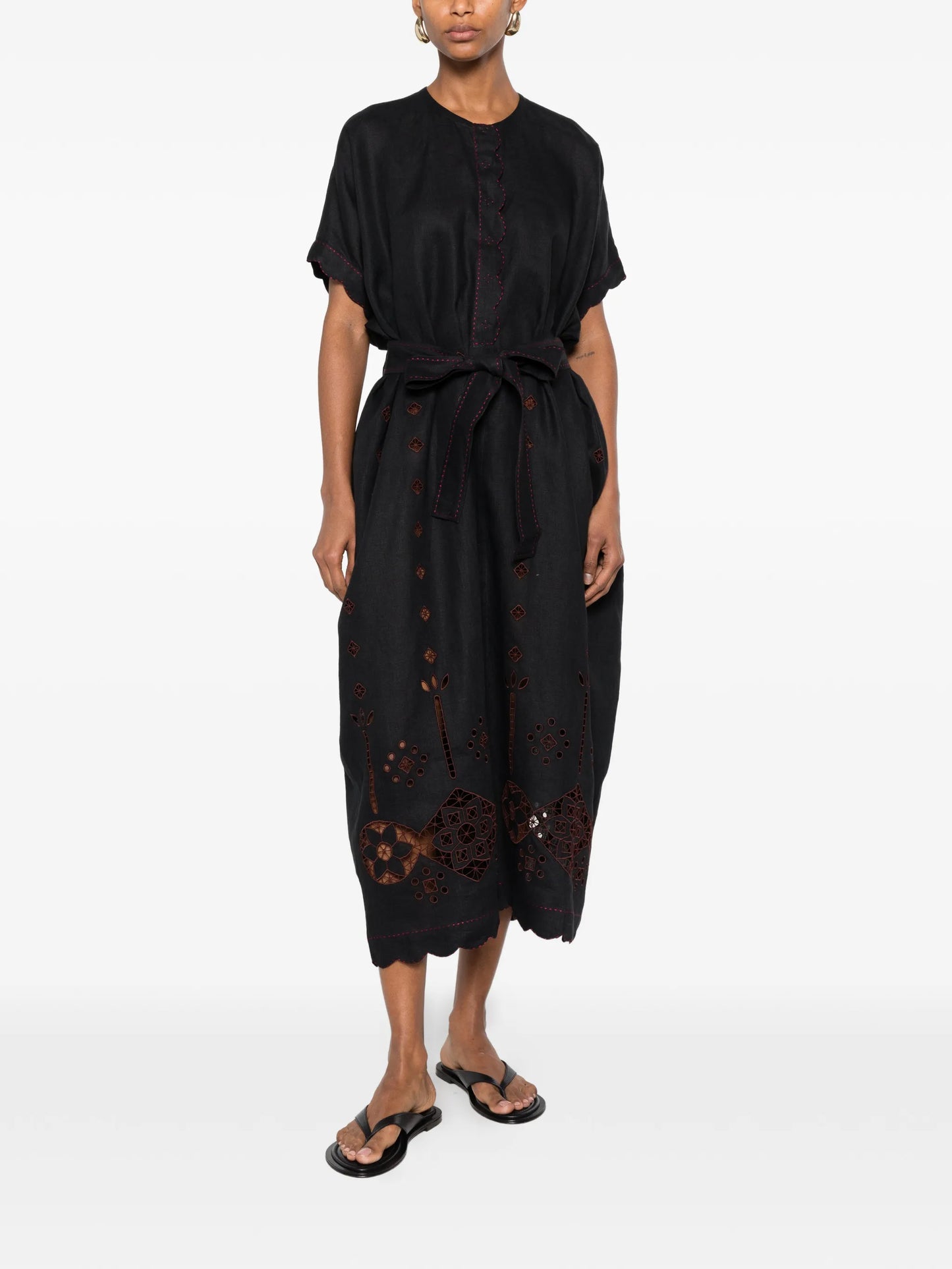 Sweet Jane embroidered midi dress