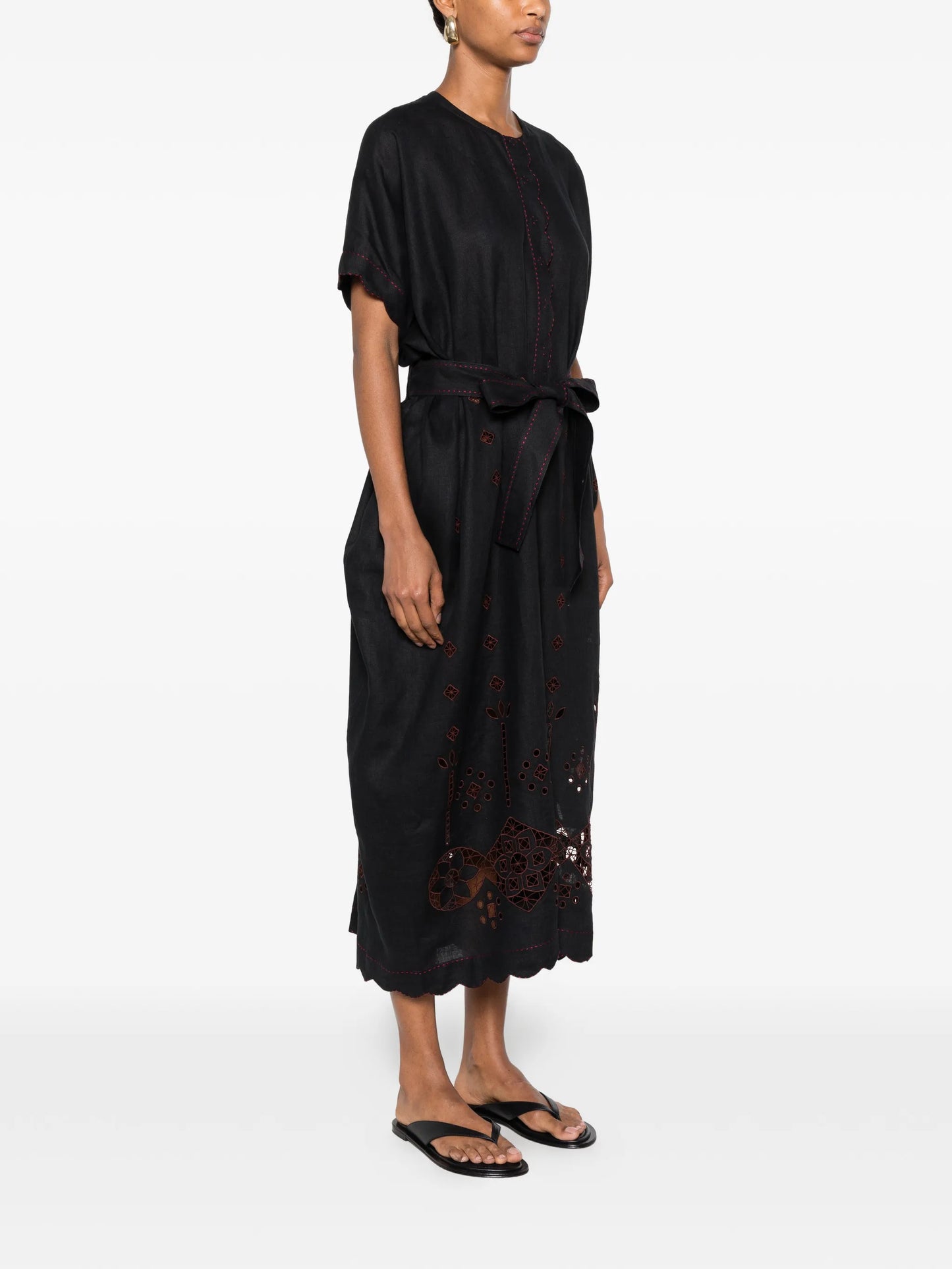 Sweet Jane embroidered midi dress