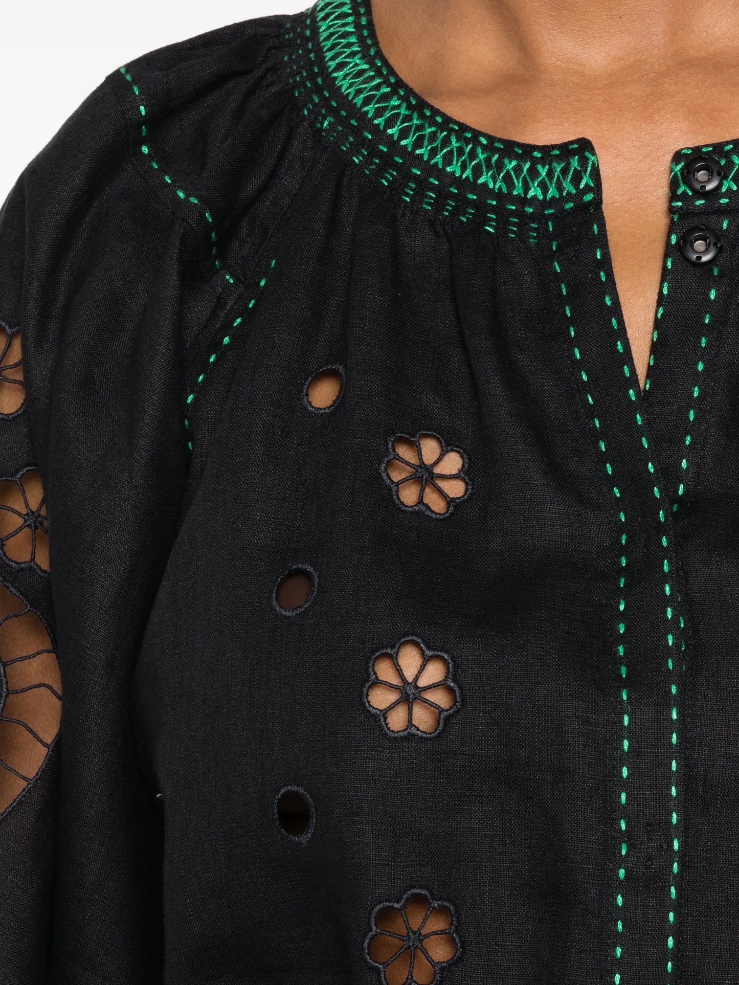 Babylon embroidered midi dress