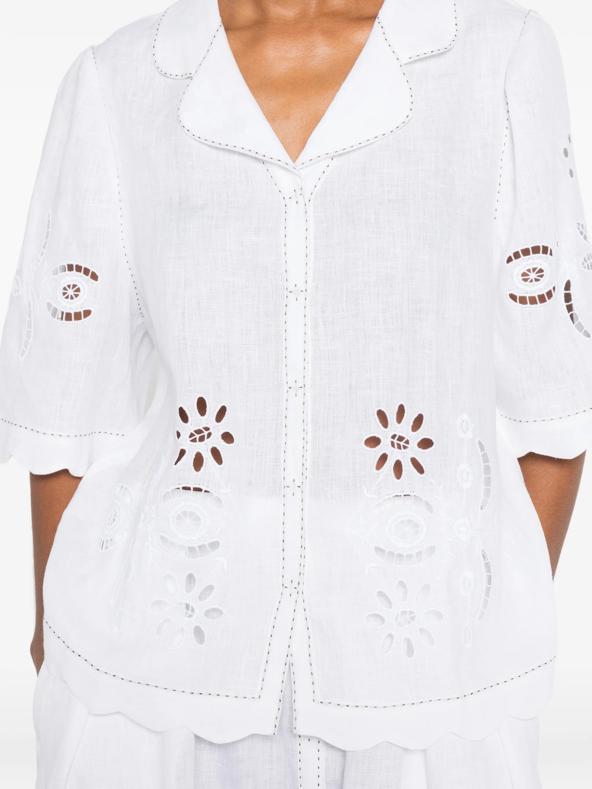 Balthazar broderie-anglaise blouse