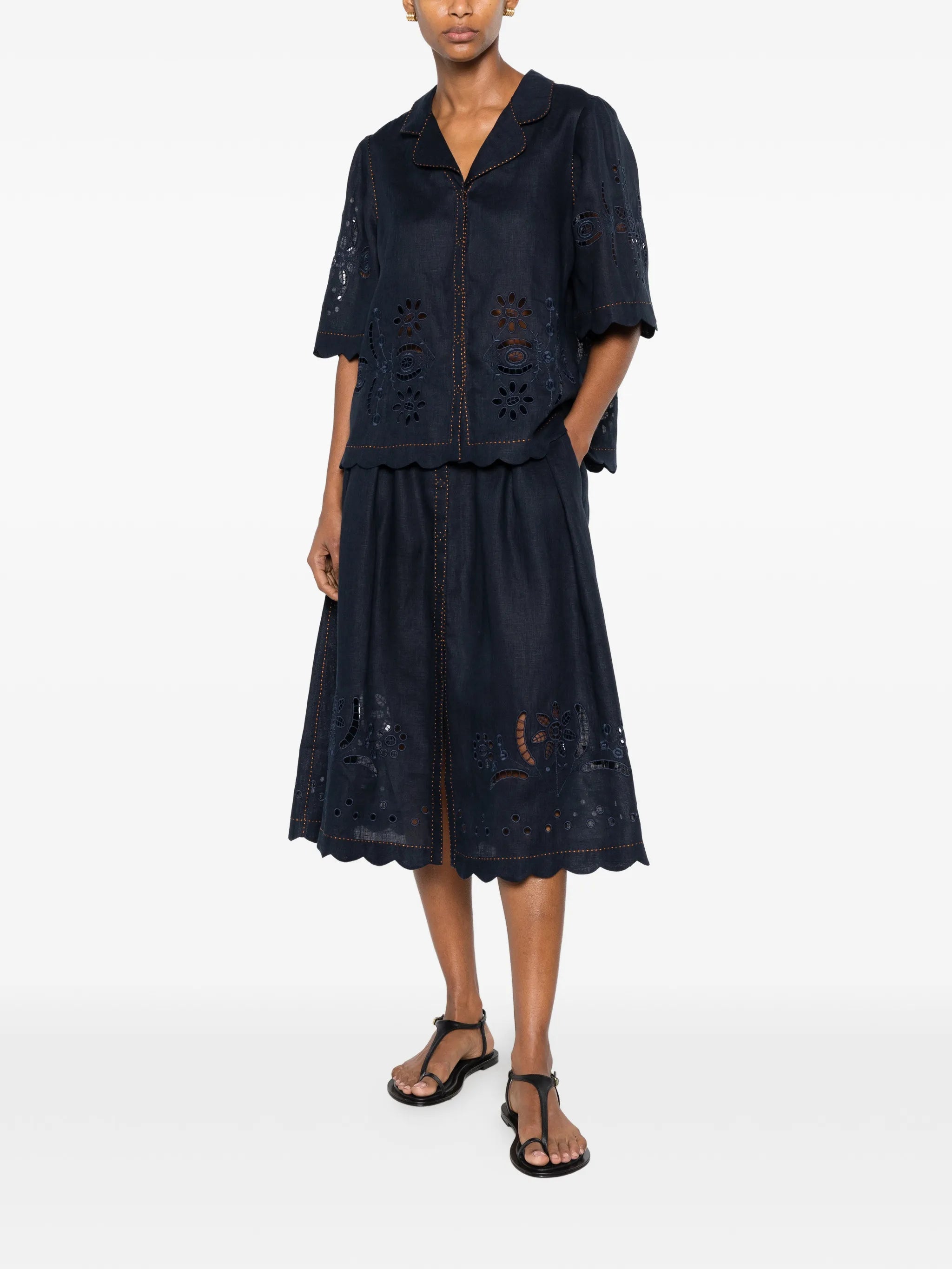Balthazar broderie-anglaise blouse