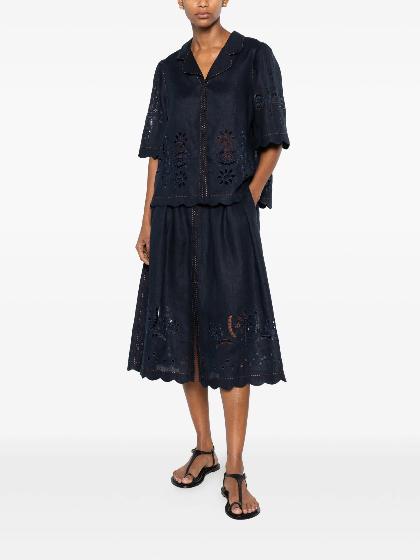 Balthazar broderie-anglaise blouse