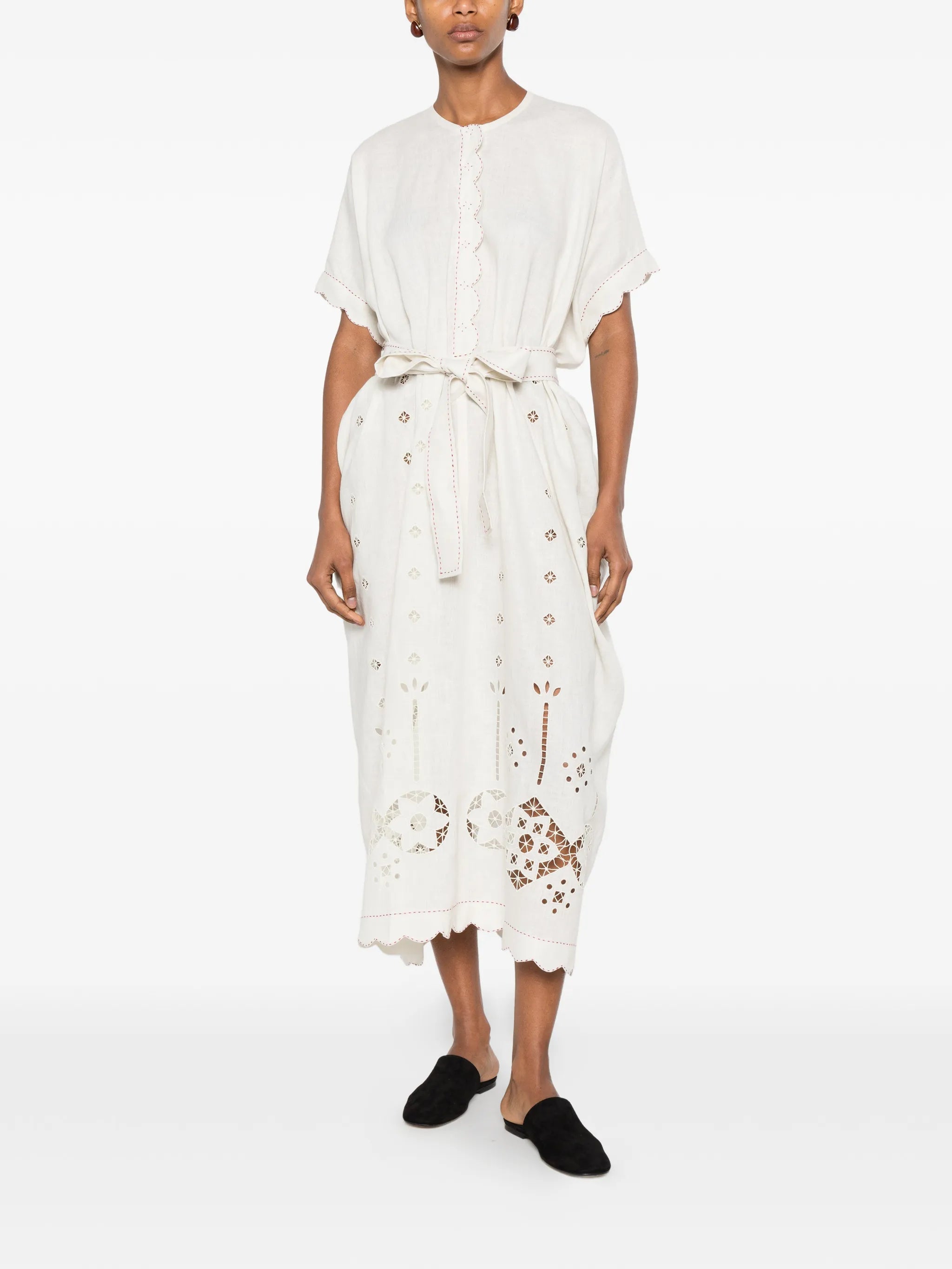 Sweet Jane broderie-anglaise midi dress
