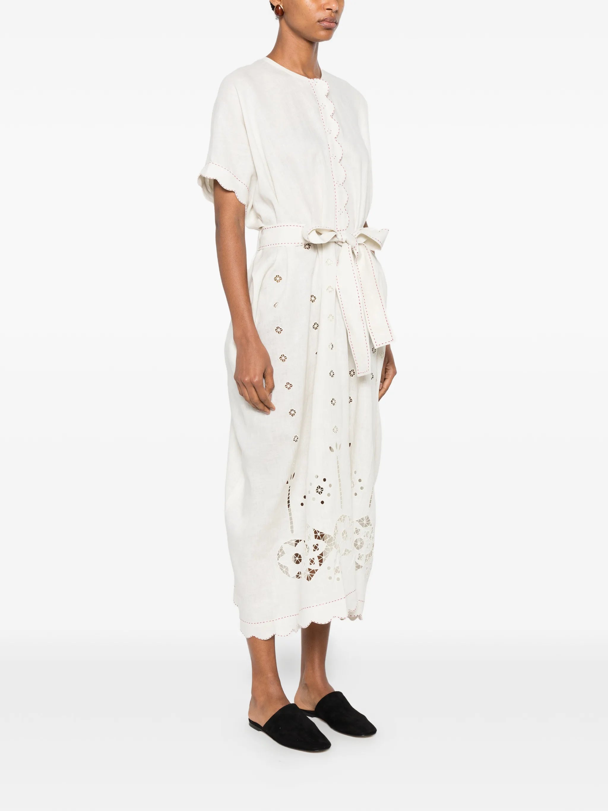 Sweet Jane broderie-anglaise midi dress