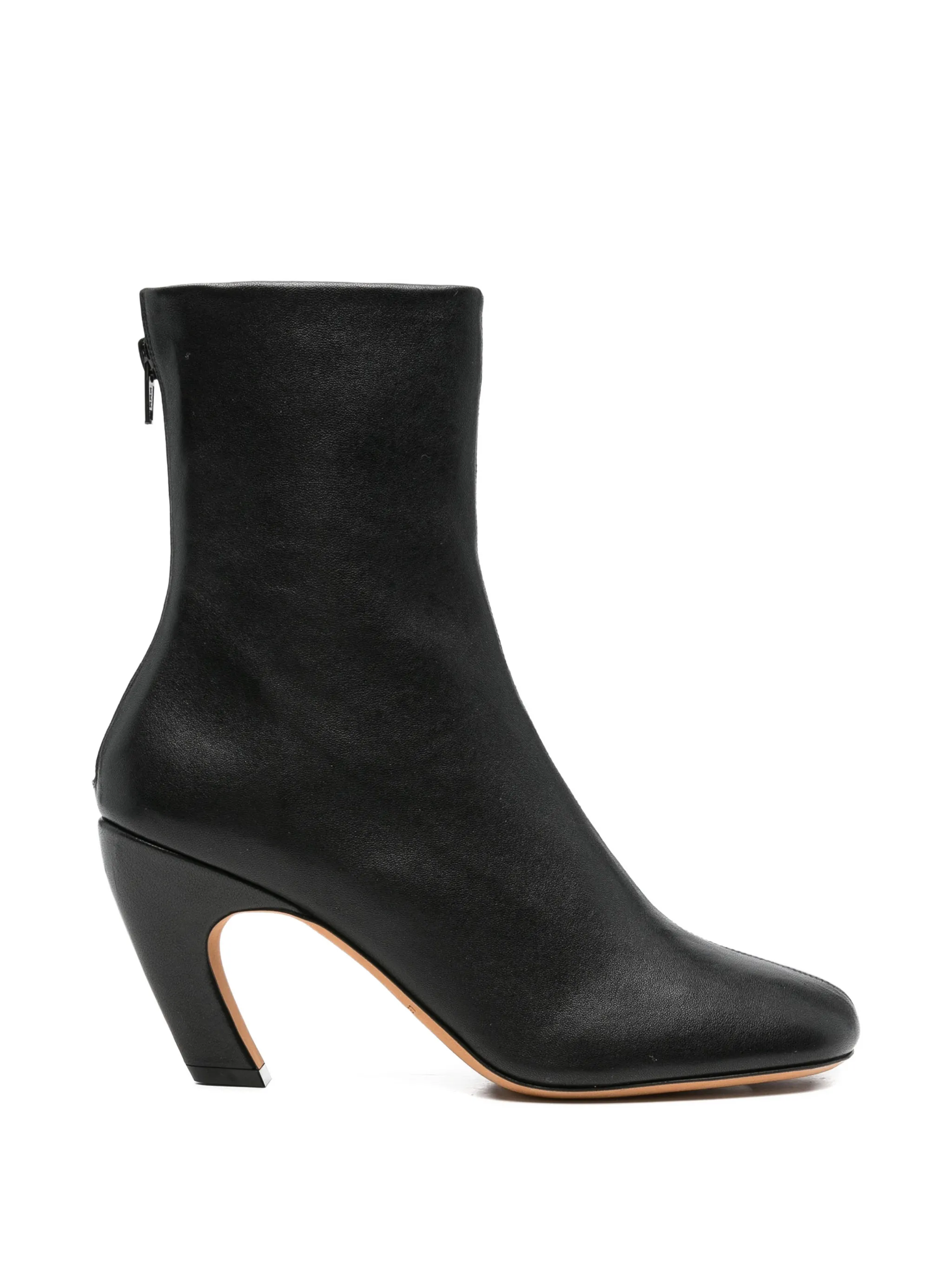 Mica leather ankle boots