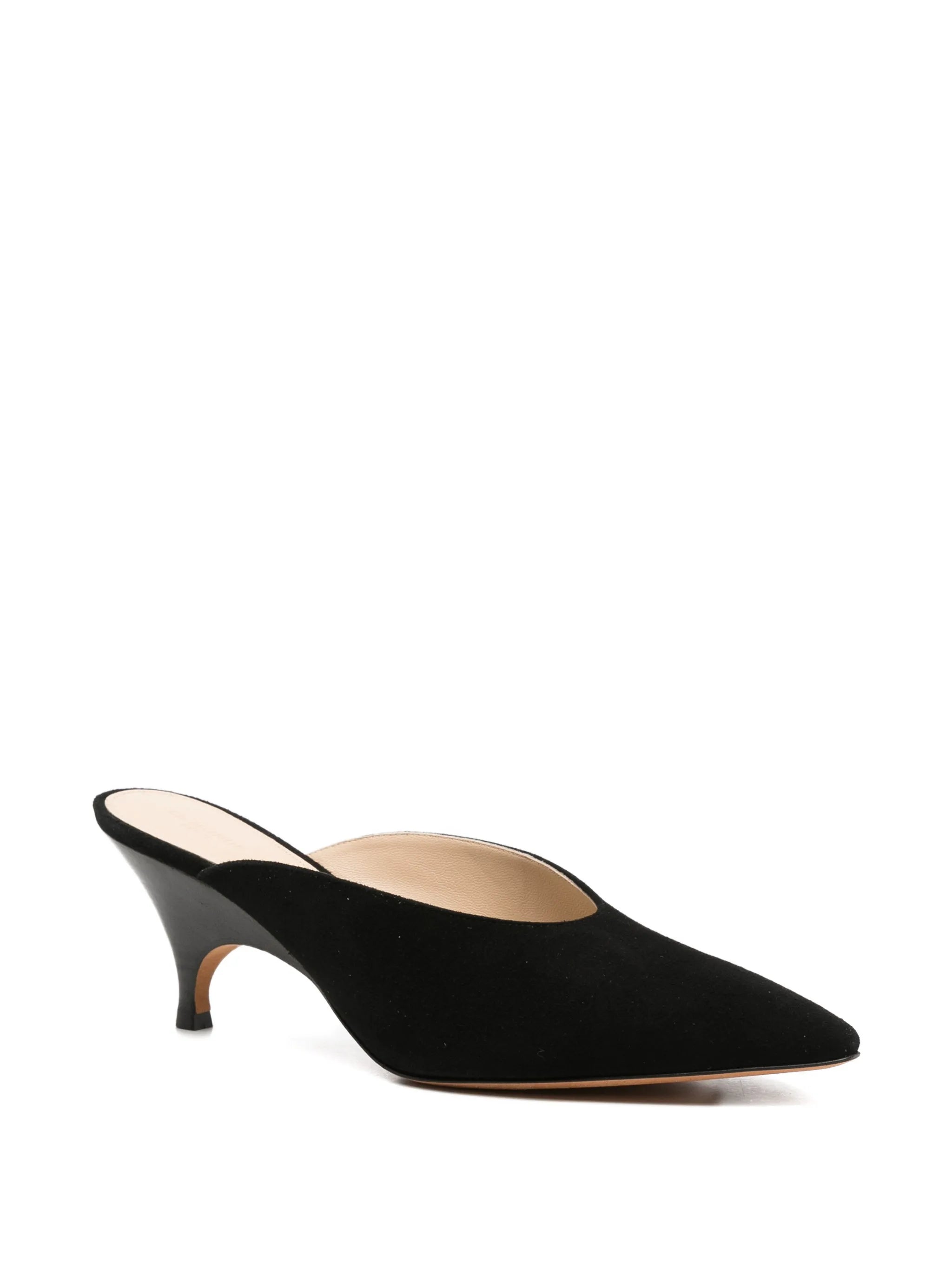 Petra suede heeled mules