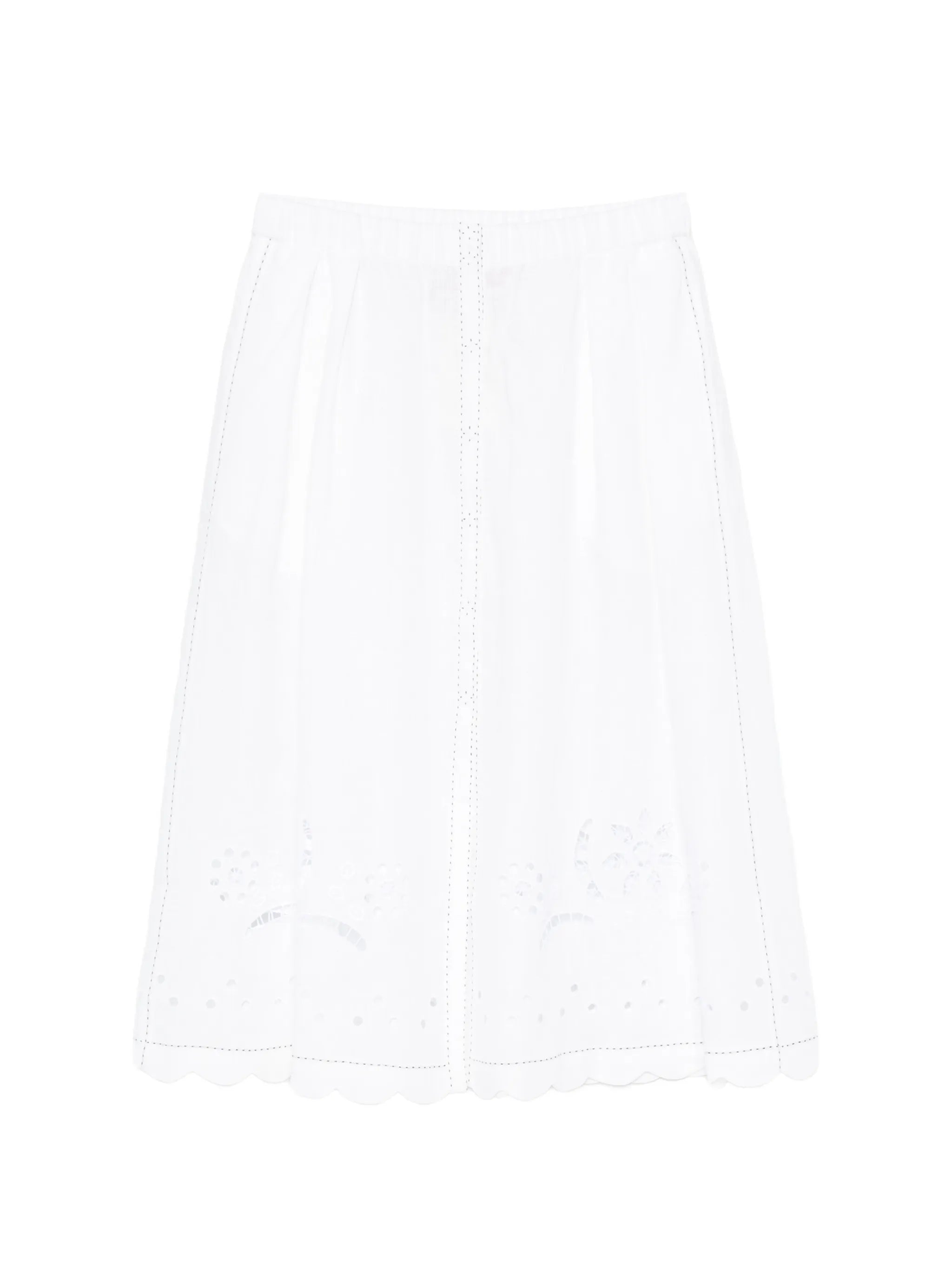 Balthazar broderie-anglaise midi skirt