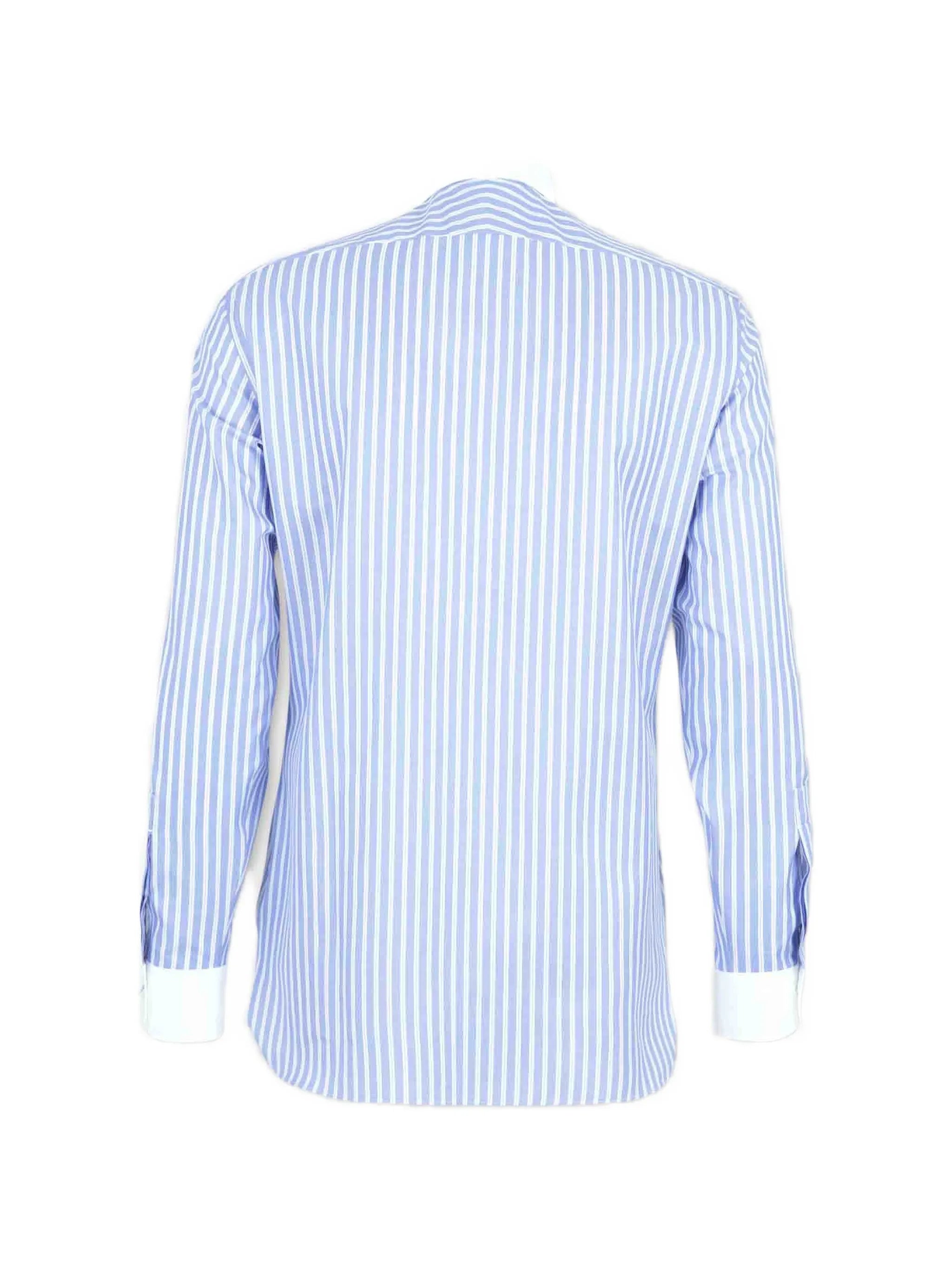 striped button shirt