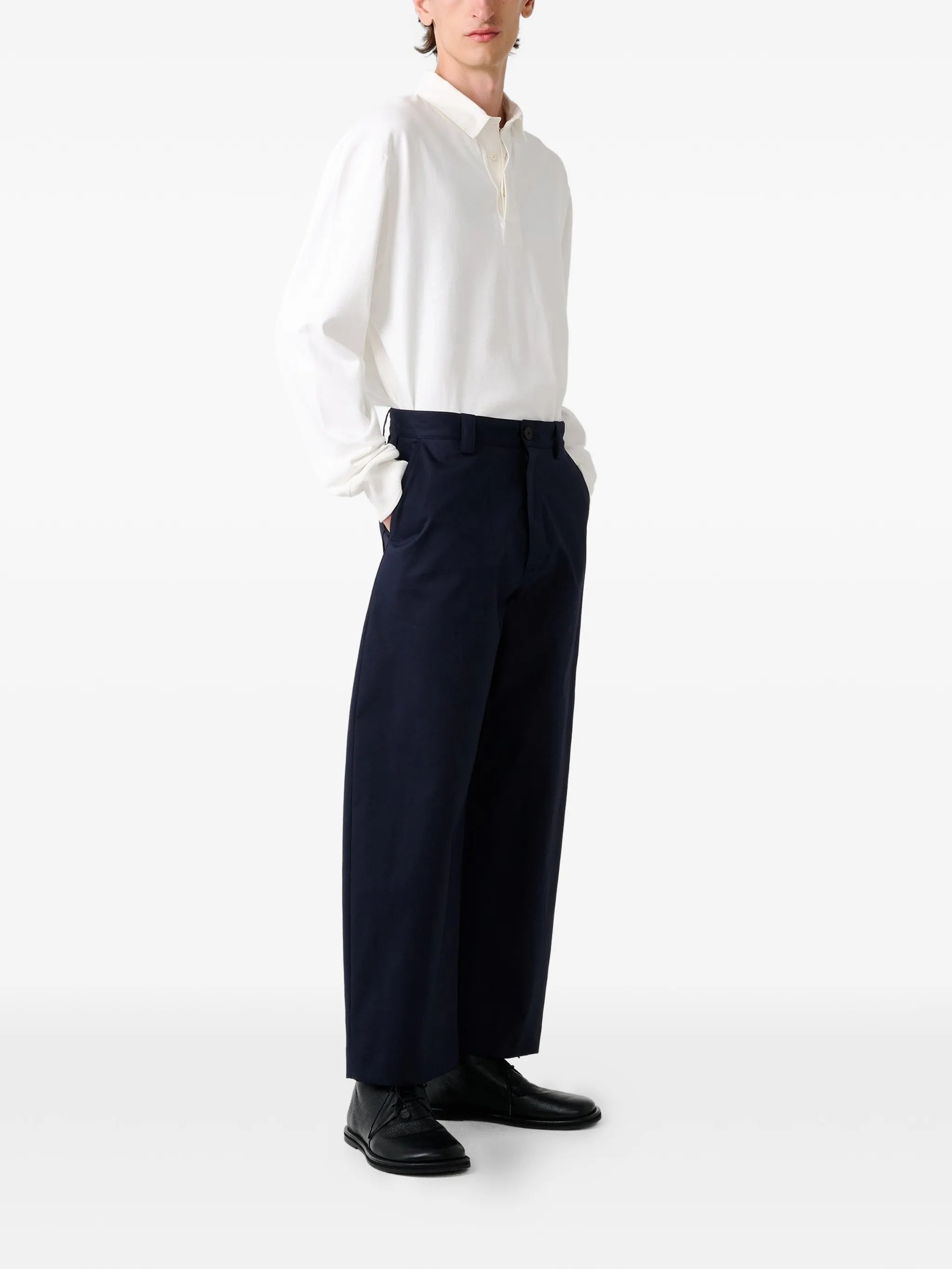 Alyk ribbed polo shirt