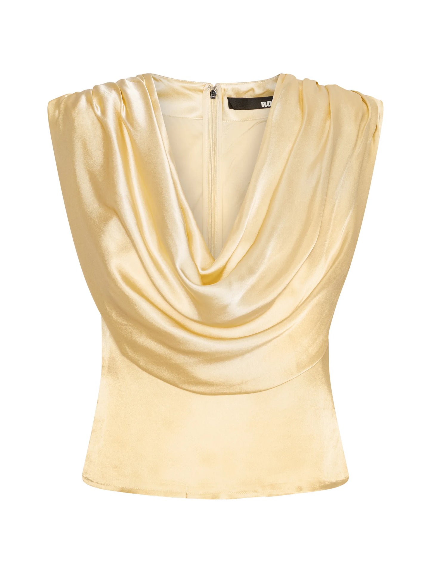 chiffon waterfall top