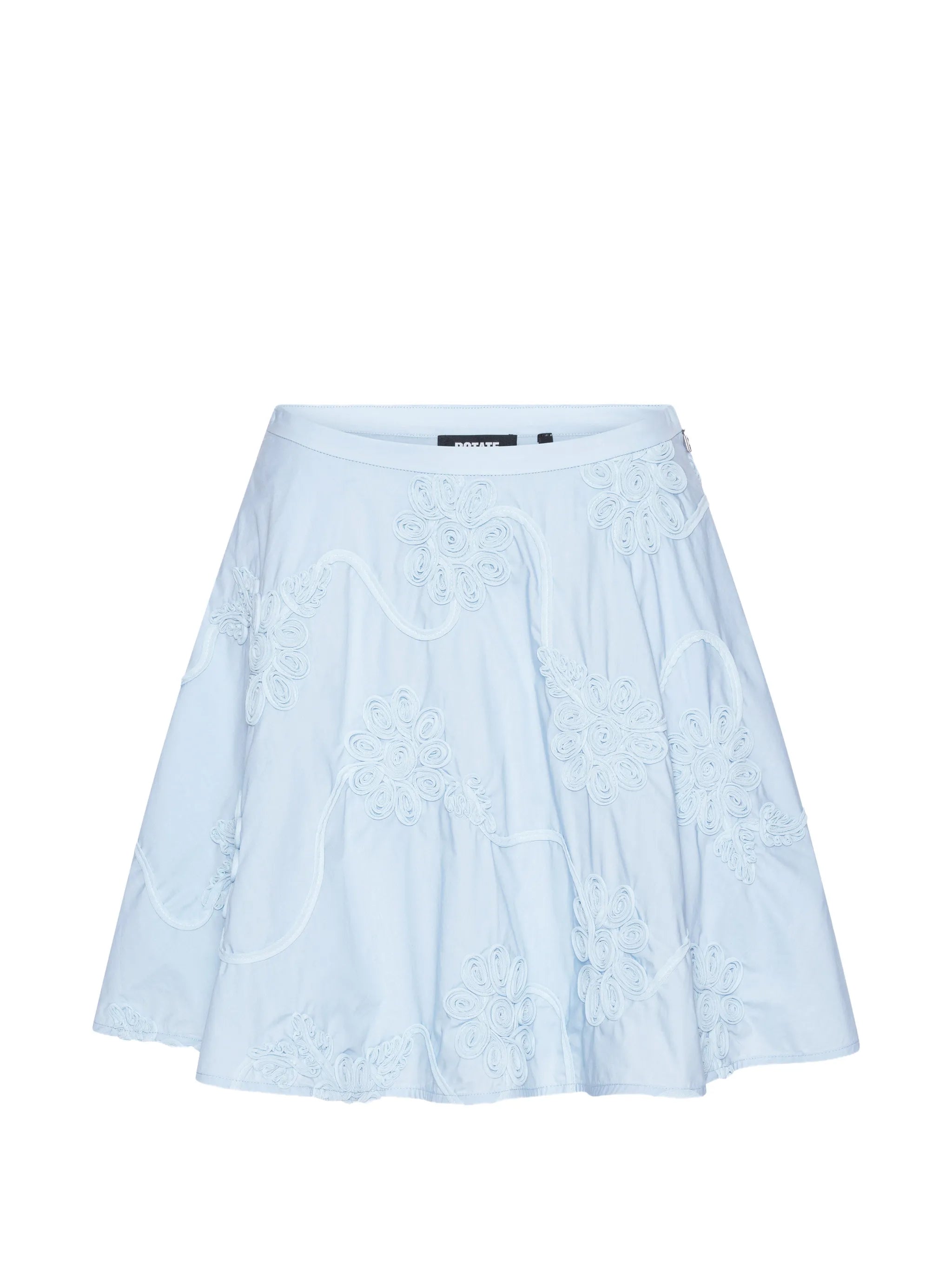 flower mini skirt