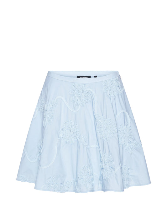 flower mini skirt